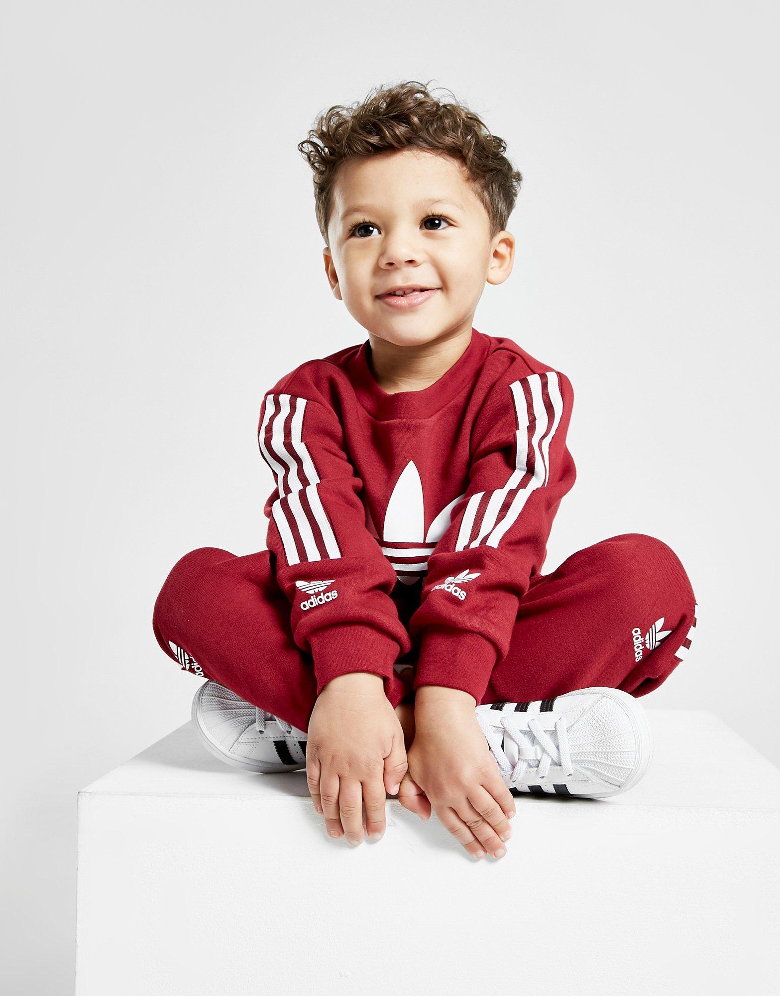 adidas crew neck tracksuit