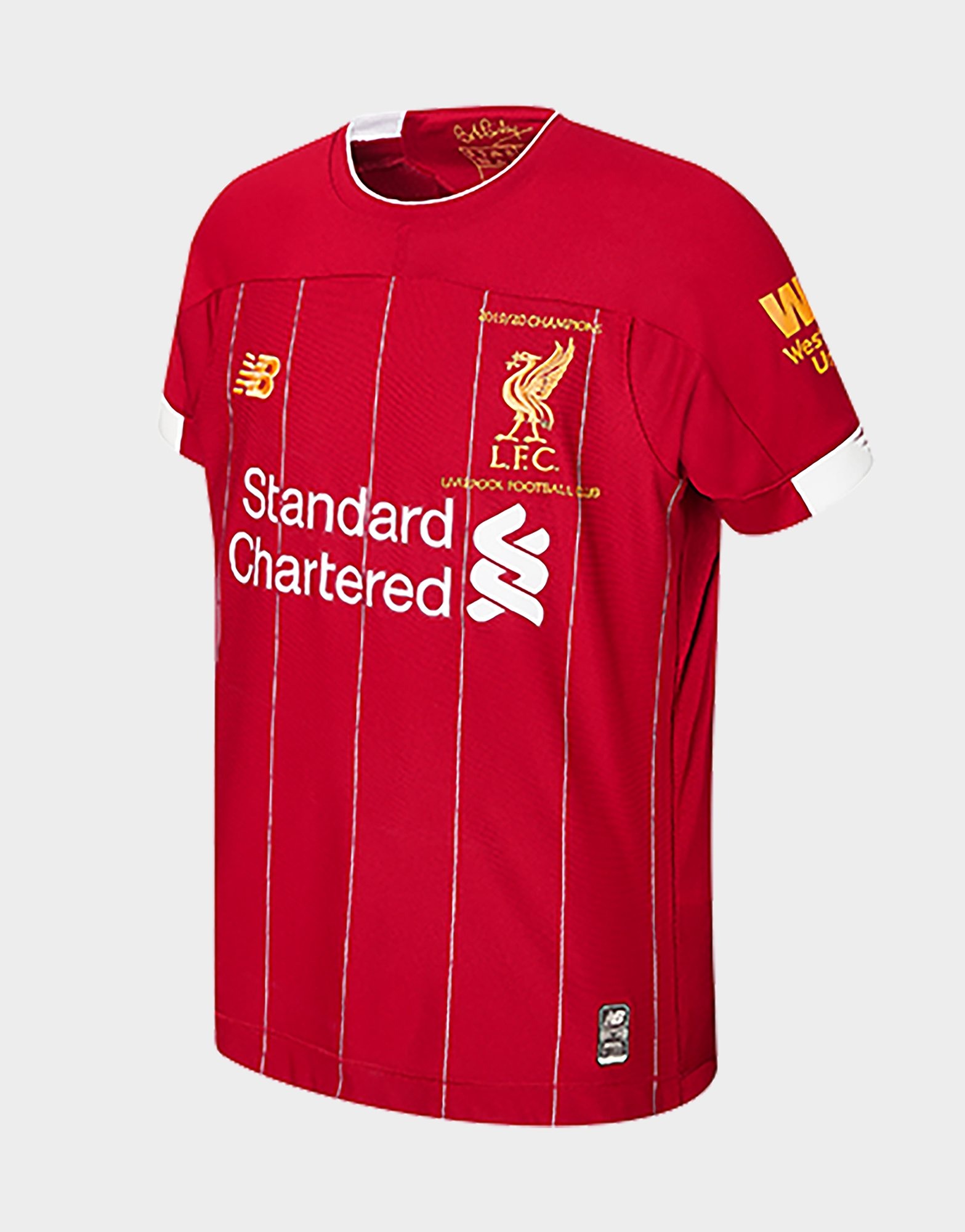Shop Den New Balance Liverpool Fc 19 20 Home Champions Shirt Kinder