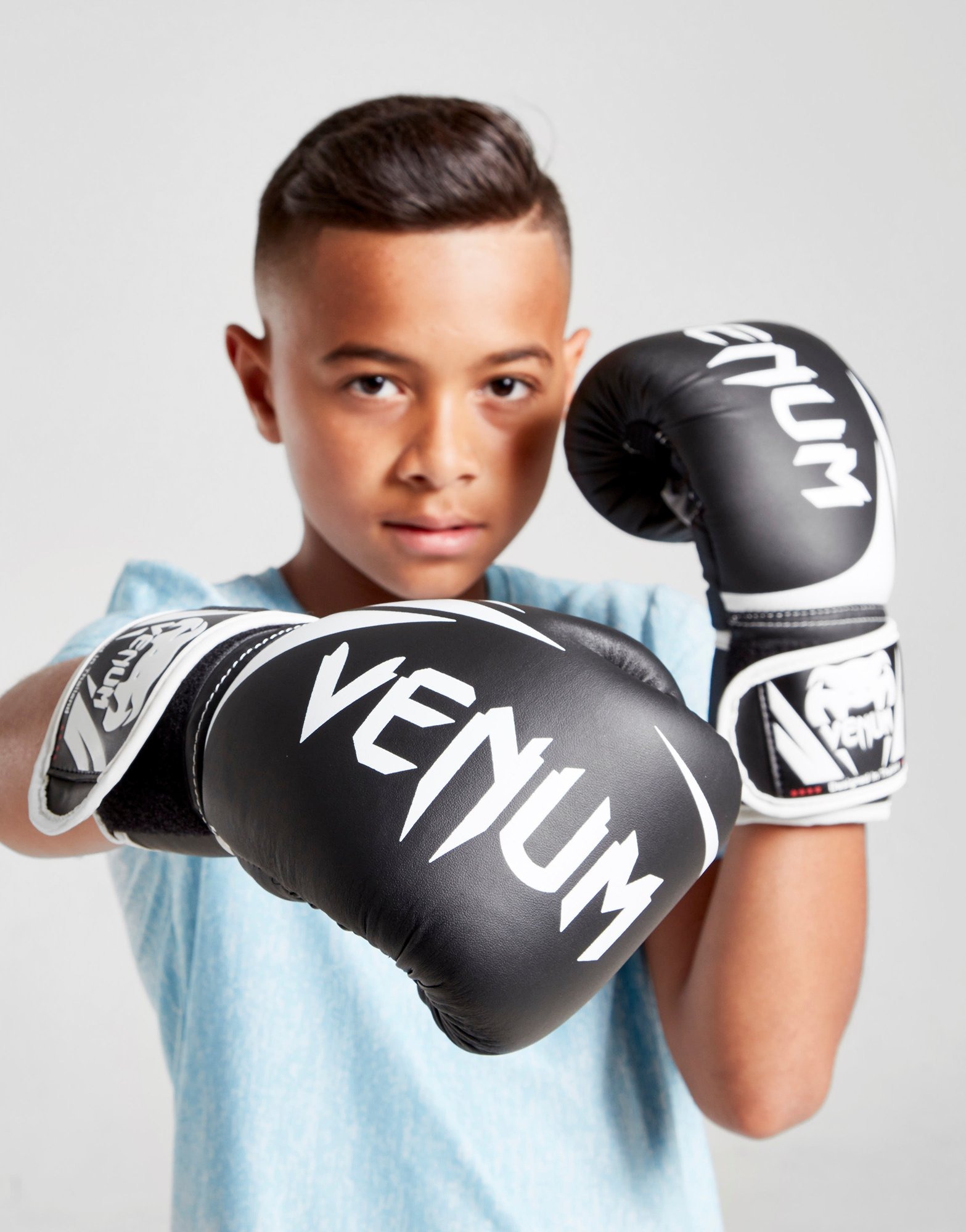 Venum Challenger 2.0 Kids Training Boxing Gloves Black/Black 