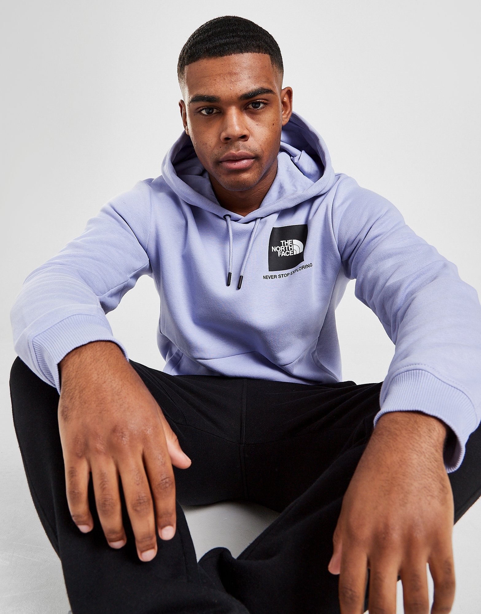 Purple The North Face Fine Box Hoodie Jd Sports