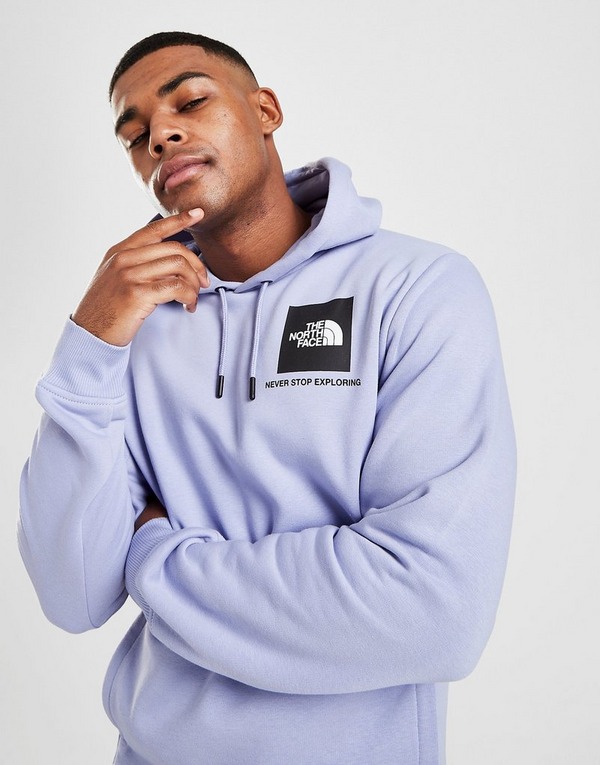 Purple The North Face Fine Box Hoodie Jd Sports