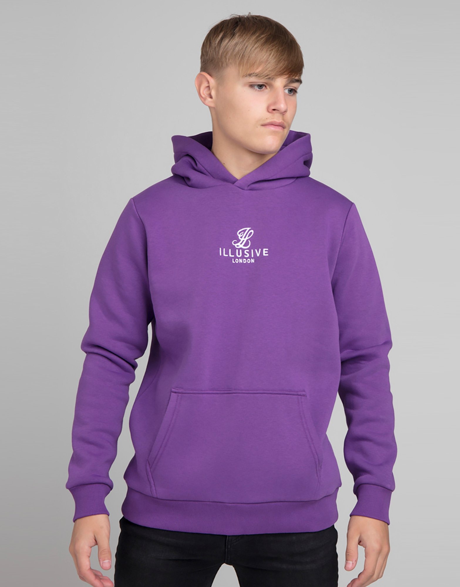 Purple ILLUSIVE LONDON Overhead Hoodie Junior JD Sports Malaysia