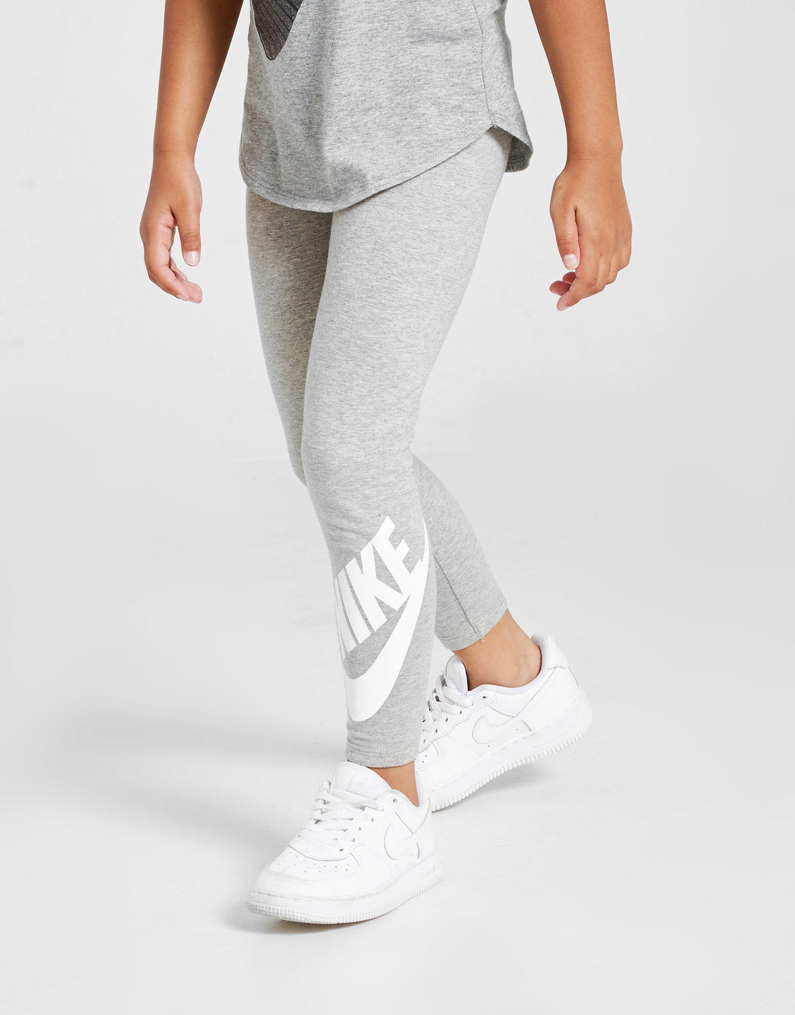 girls grey nike leggings