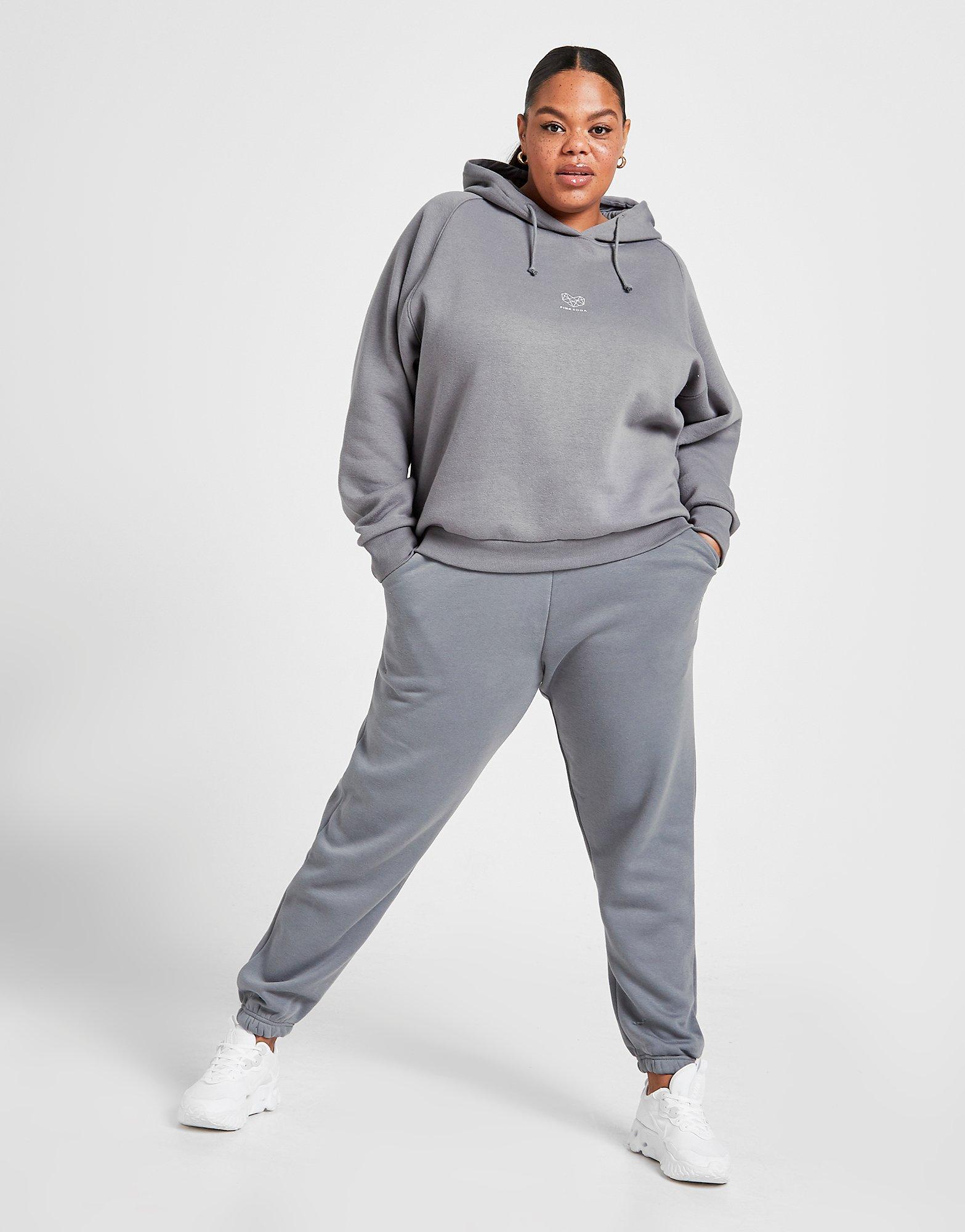 pink soda grey joggers