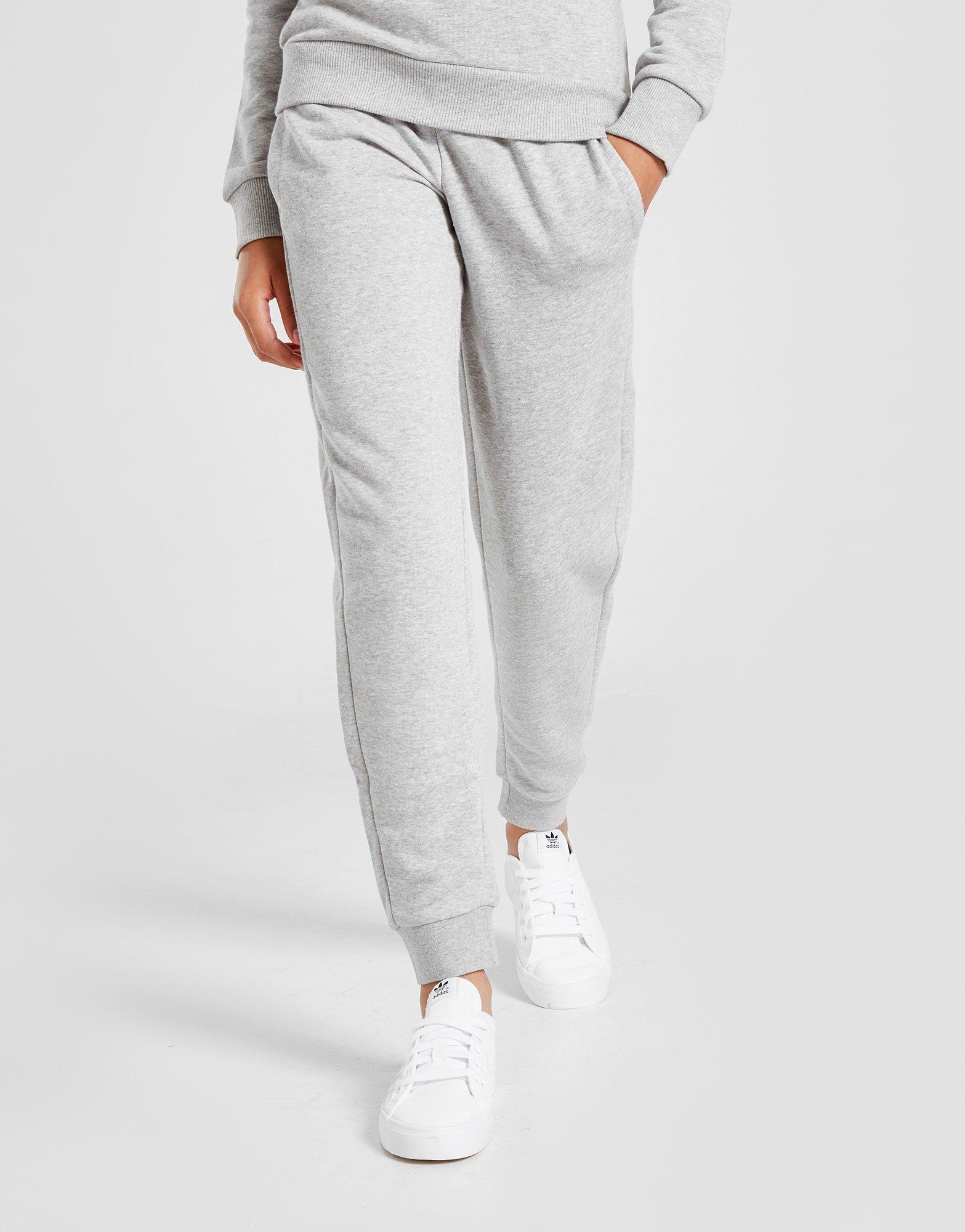 girls grey adidas tracksuit