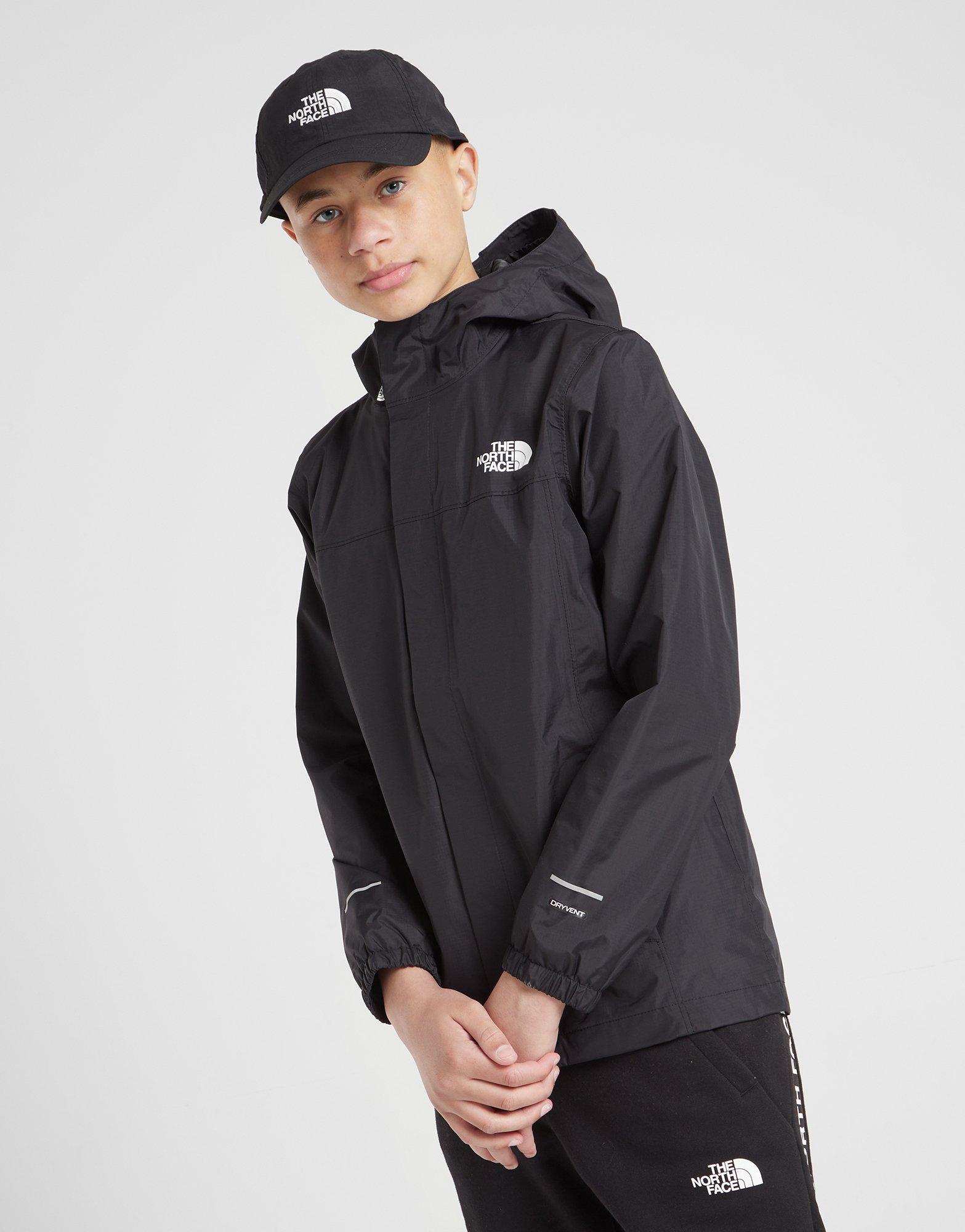 north face junior black coat