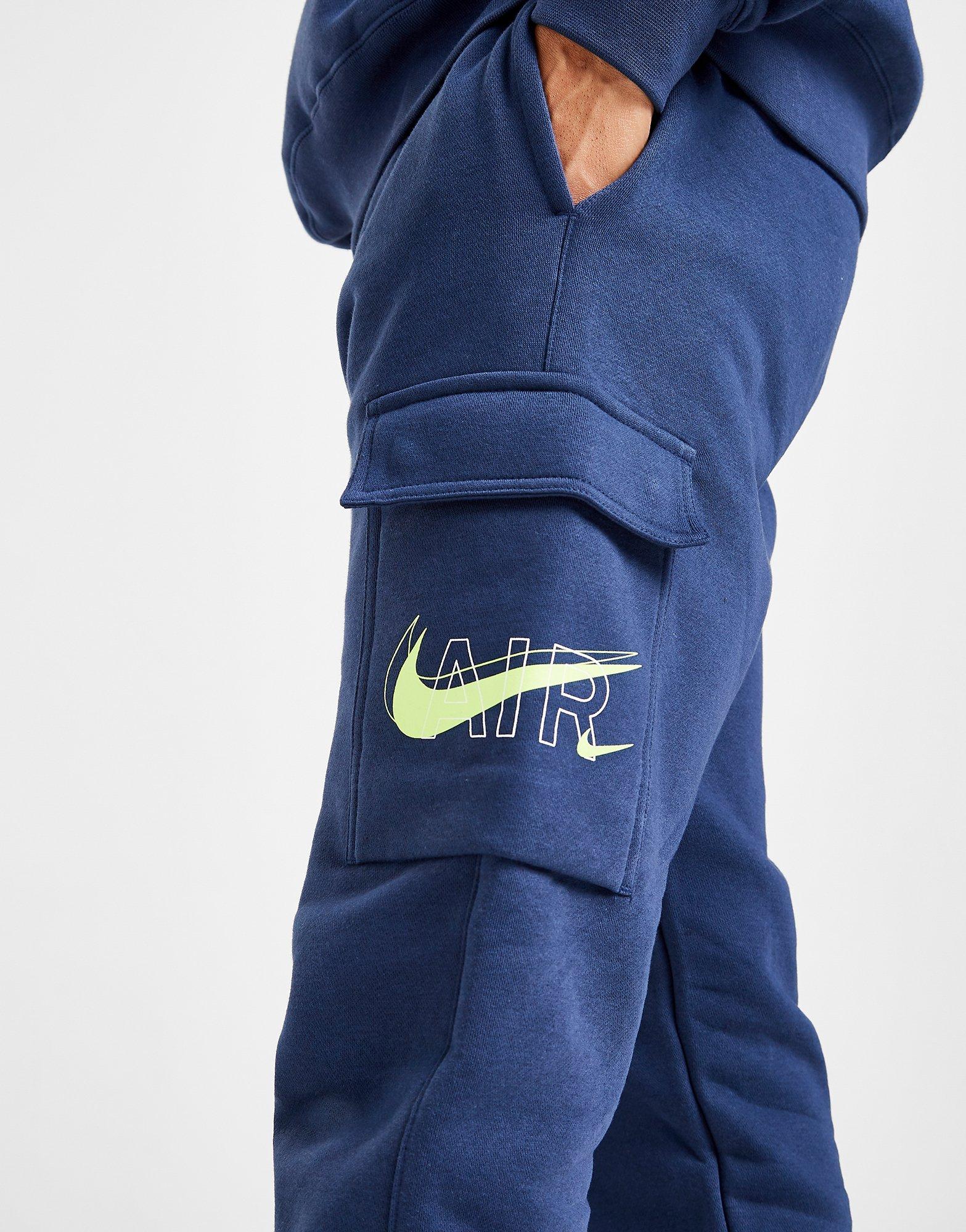 blue nike cargo joggers