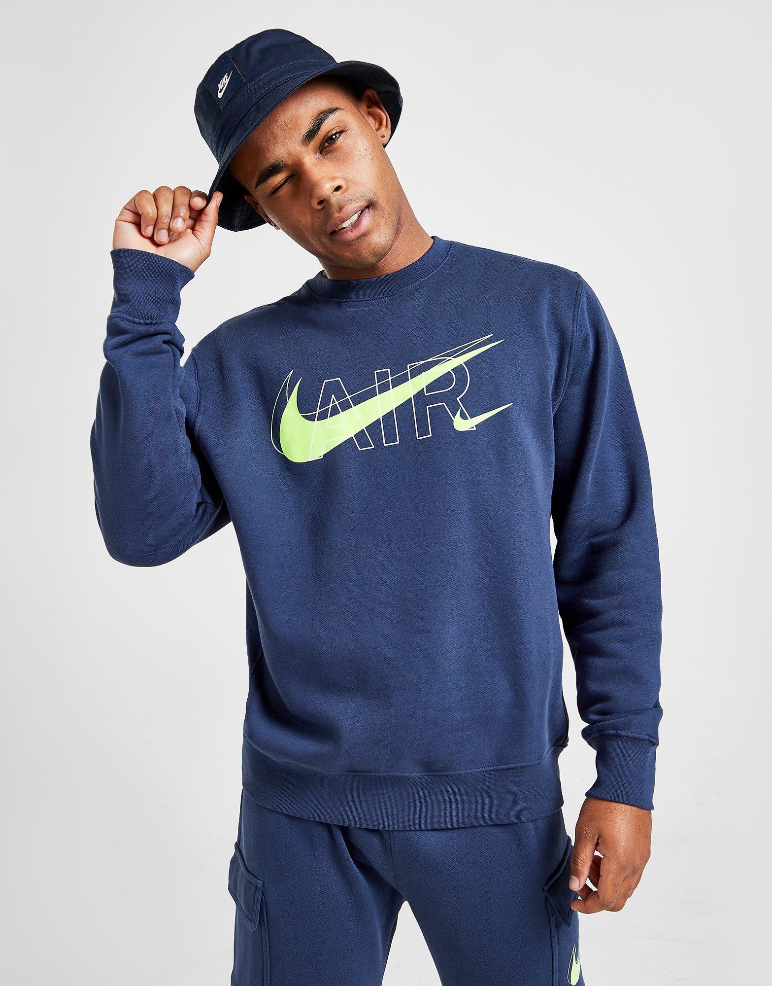 nike air fleece crew sweatshirt