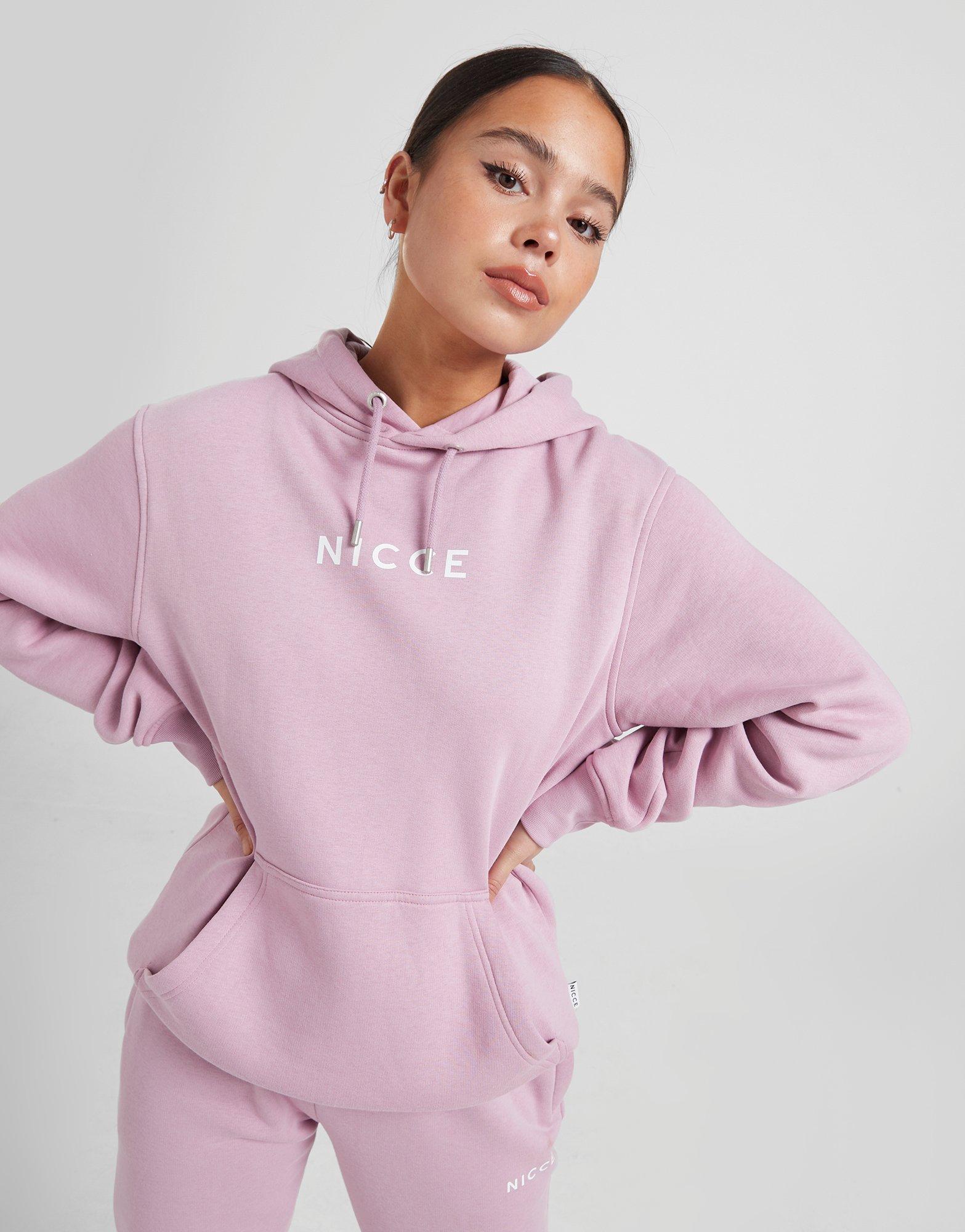 nicce hoodie womens pink