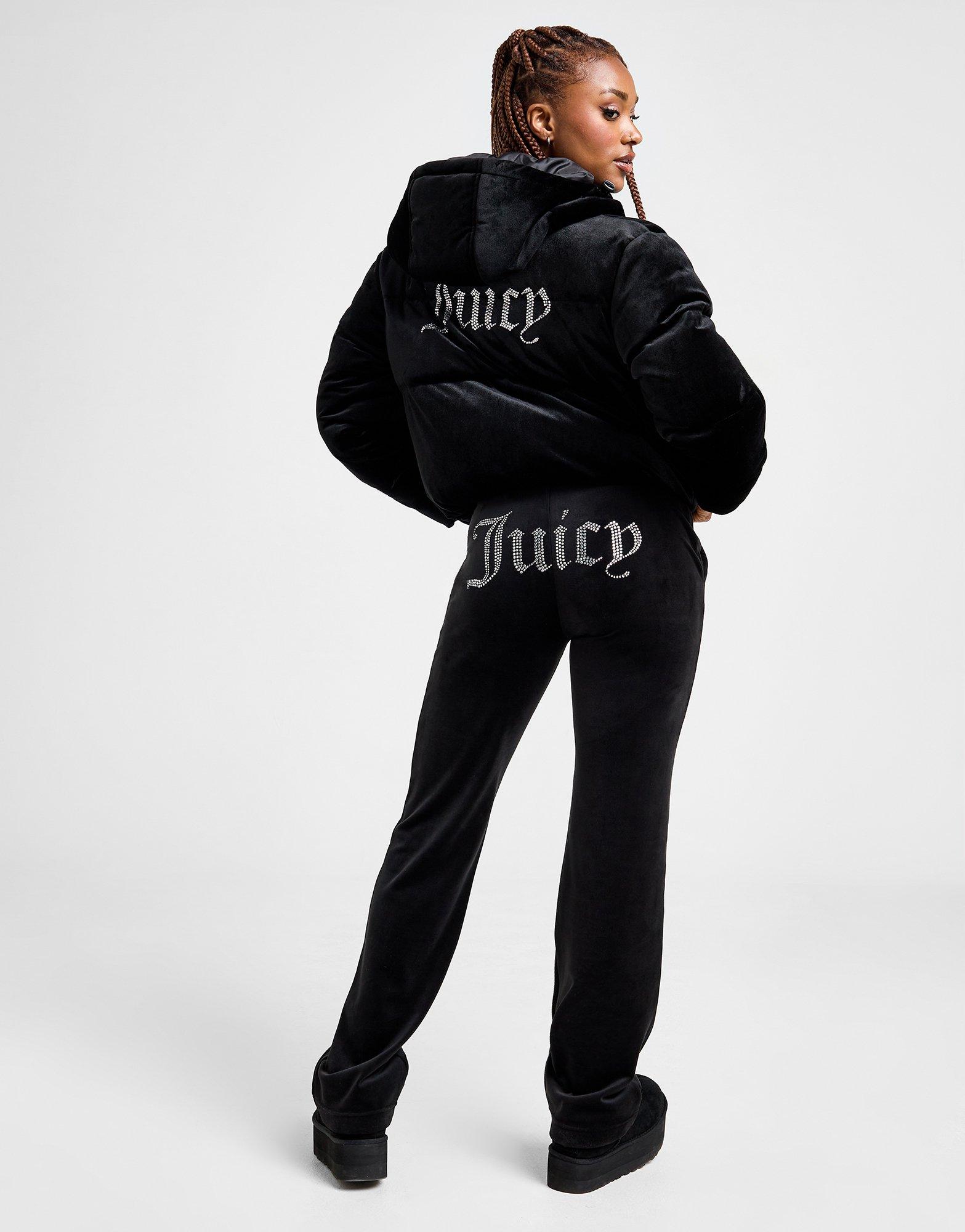 Juicy couture track pants with juicy on hot sale the bum