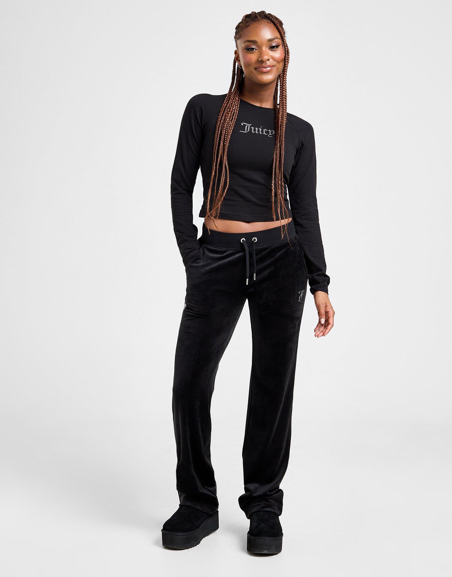 Black JUICY COUTURE Track Pants - Monochrome - JD Sports Global