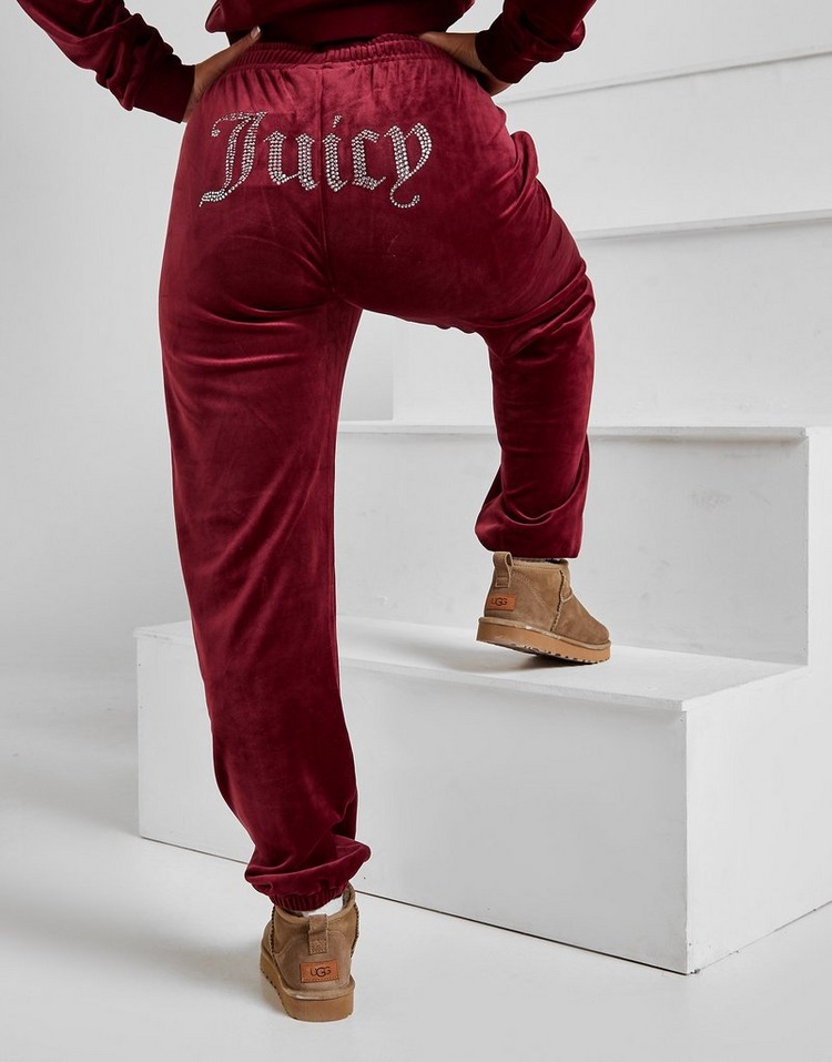 juicy couture velour cuffed joggers