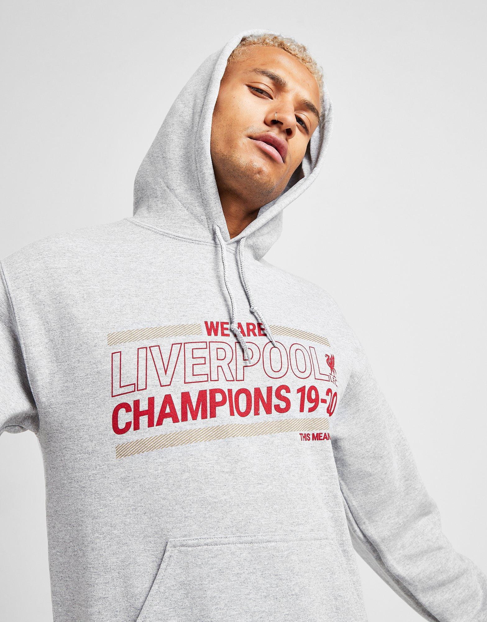 liverpool champions league hoodie