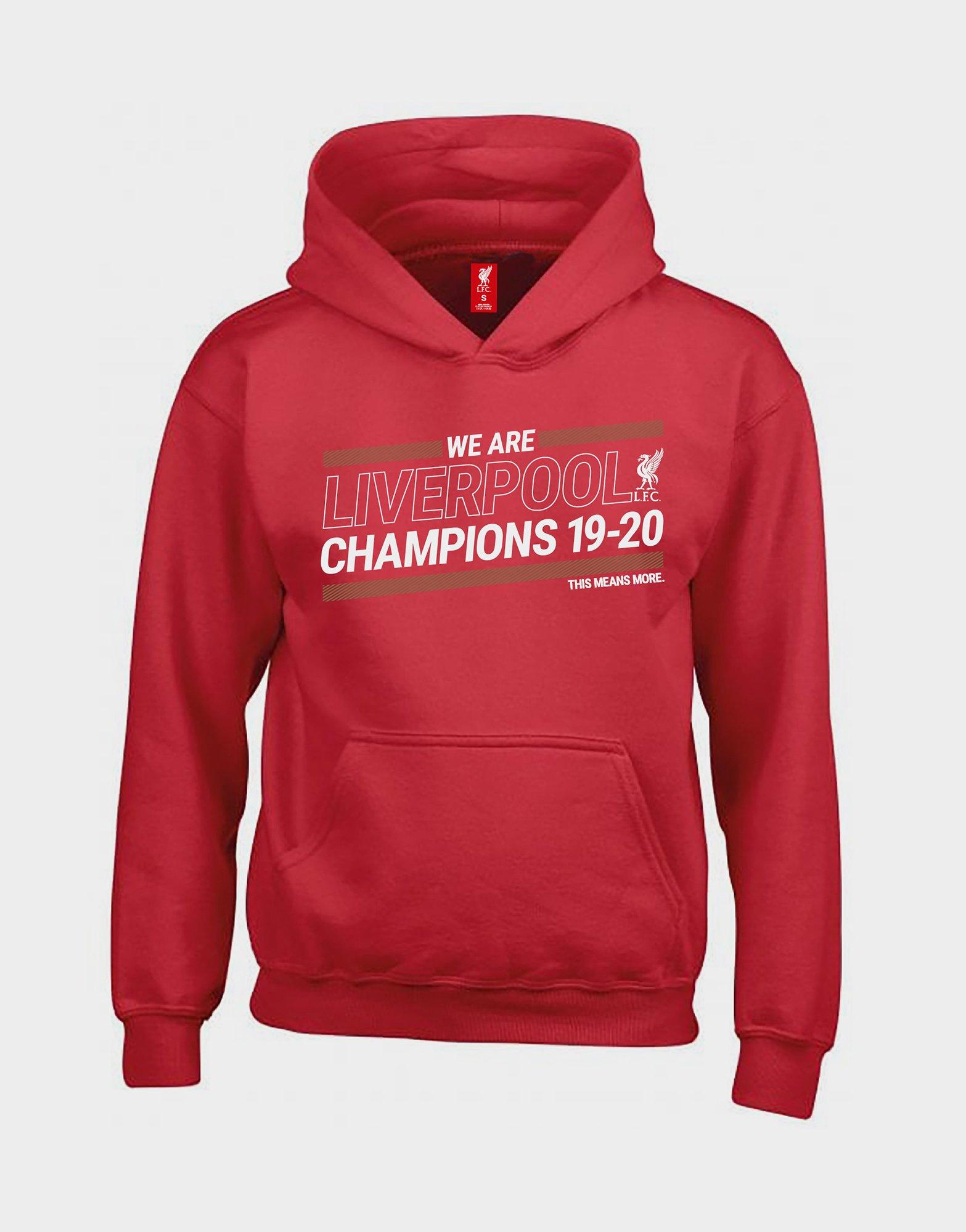 champions red hoodie