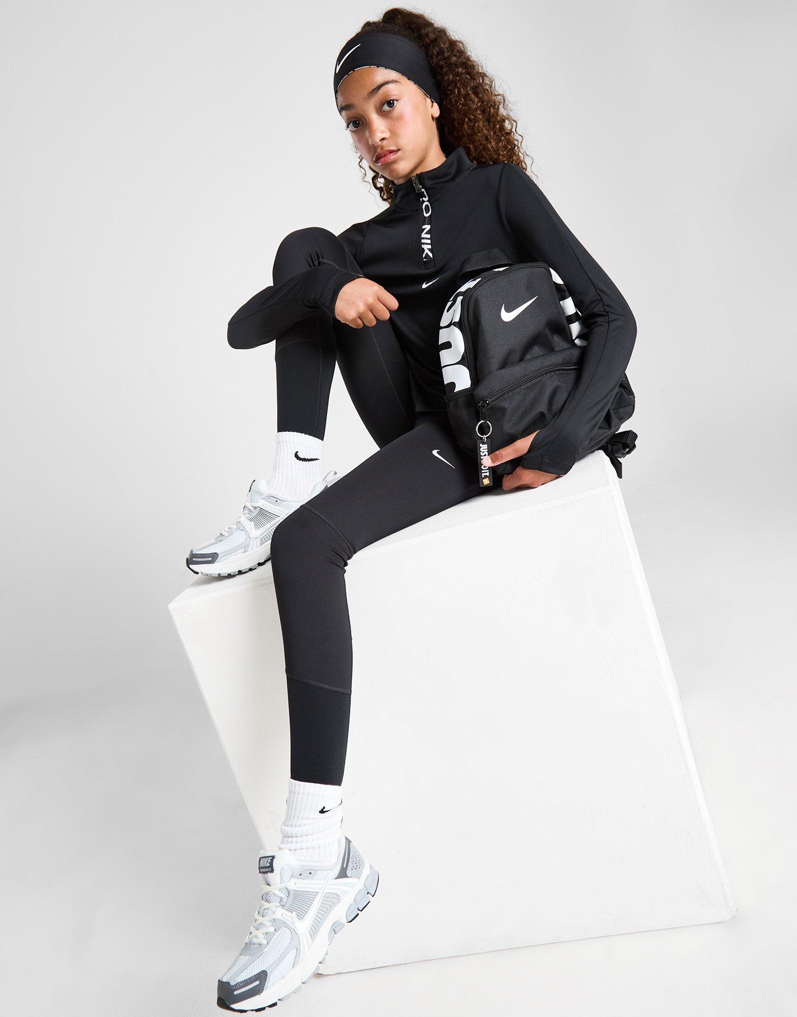 Black Nike Girls' Pro Tights Junior 