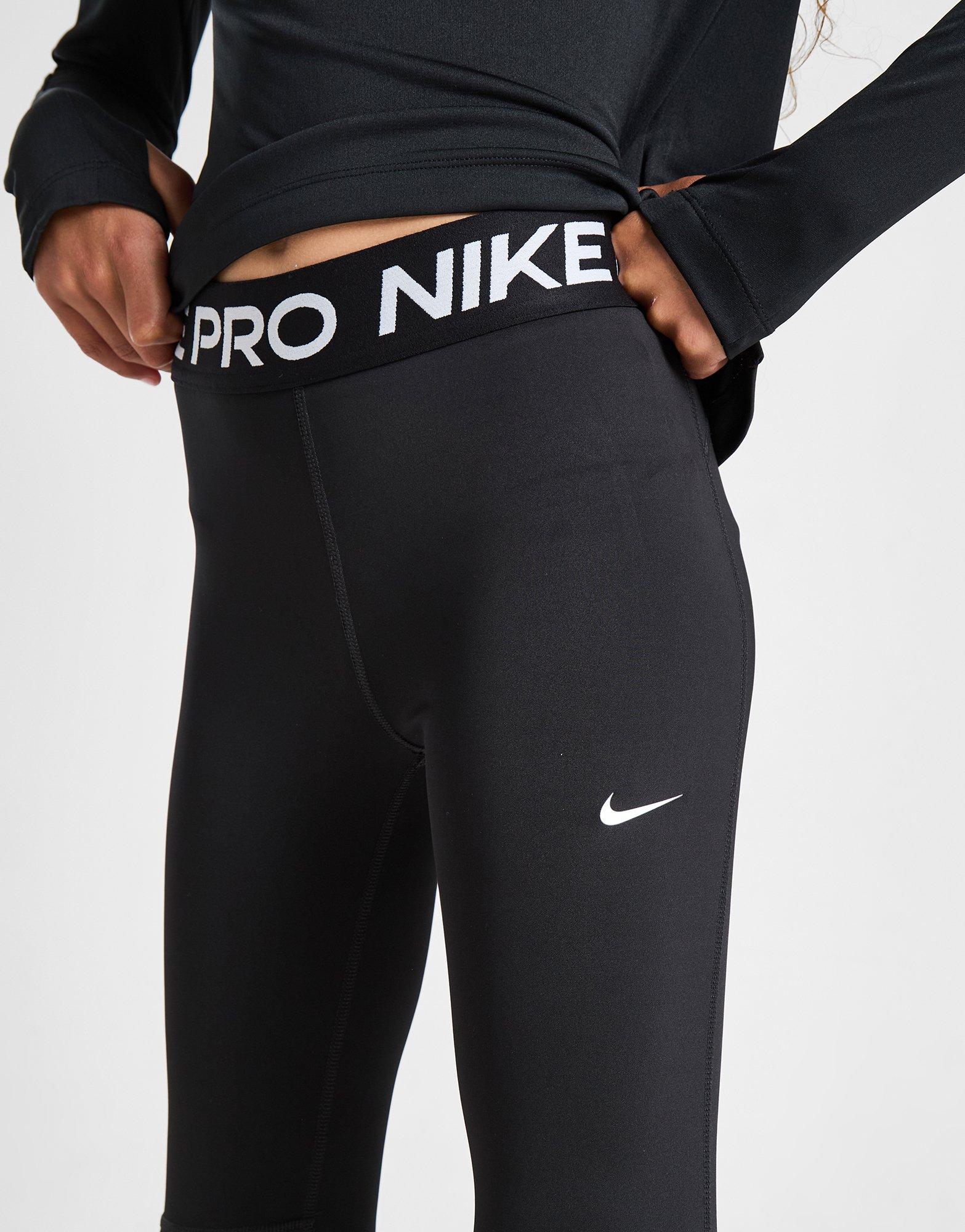 Black Nike Girls' Pro Tights Junior JD Sports Global, 56% OFF