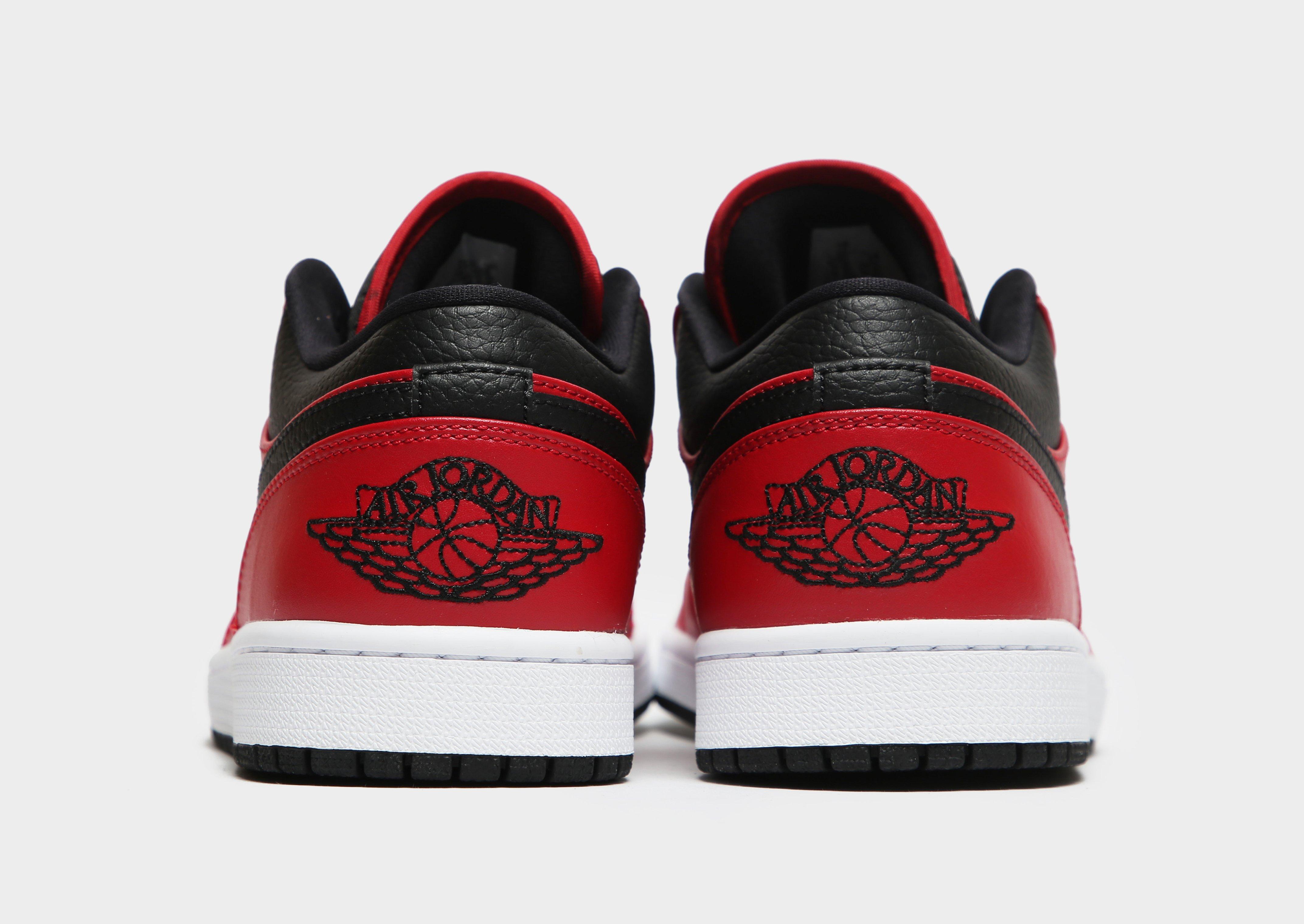 jordan 1 low red junior