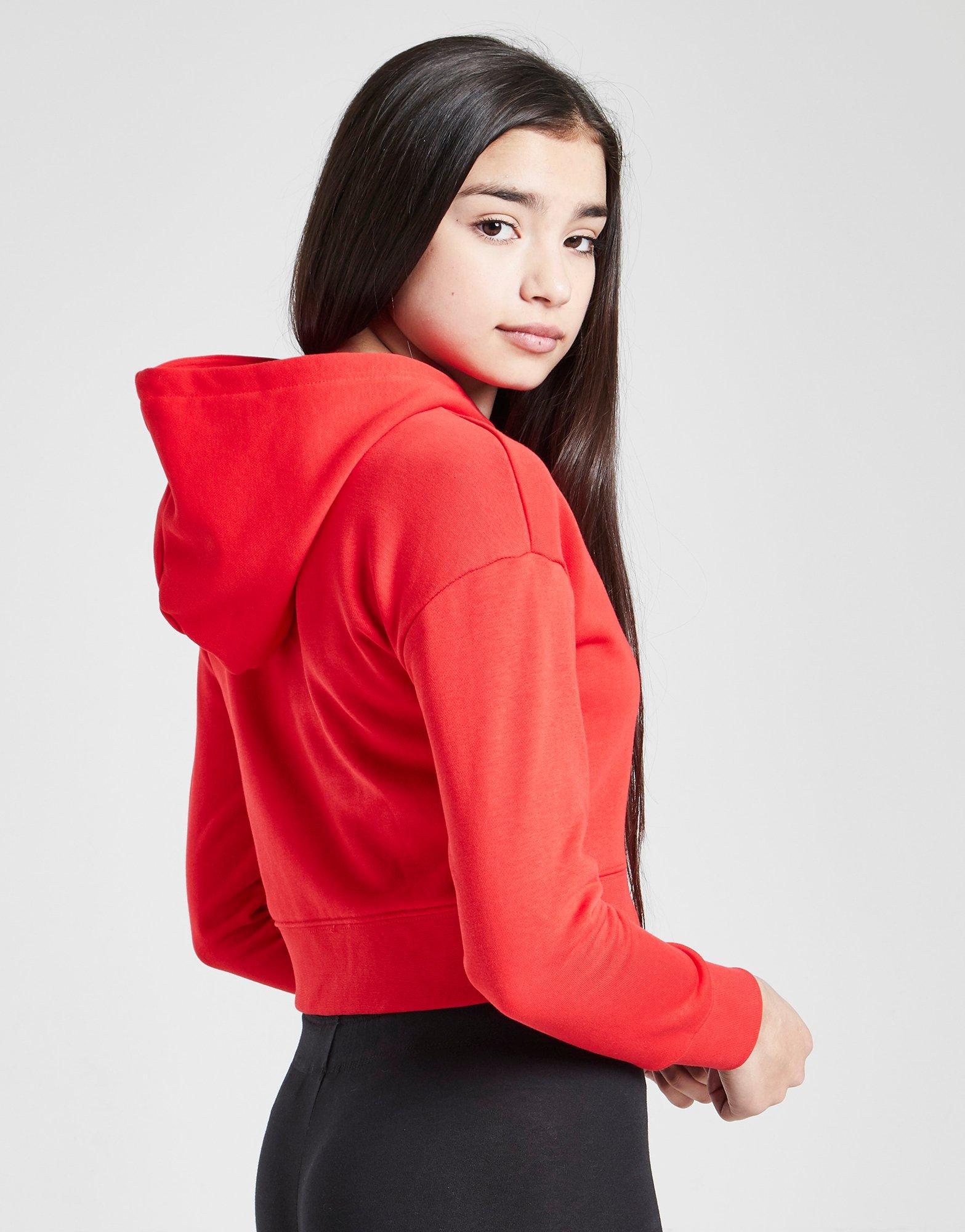 red nike hoodie girls