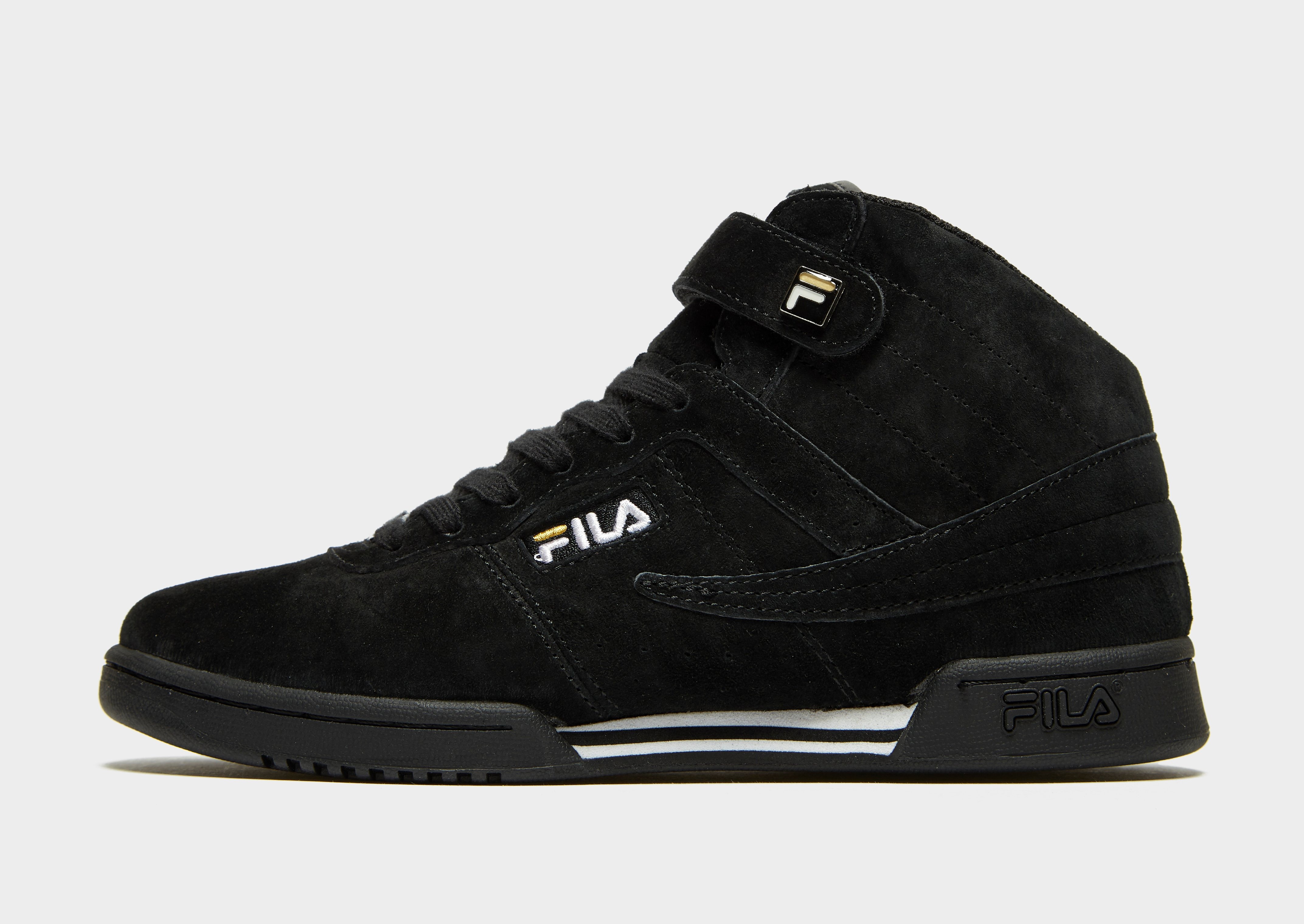 fila black womens trainers