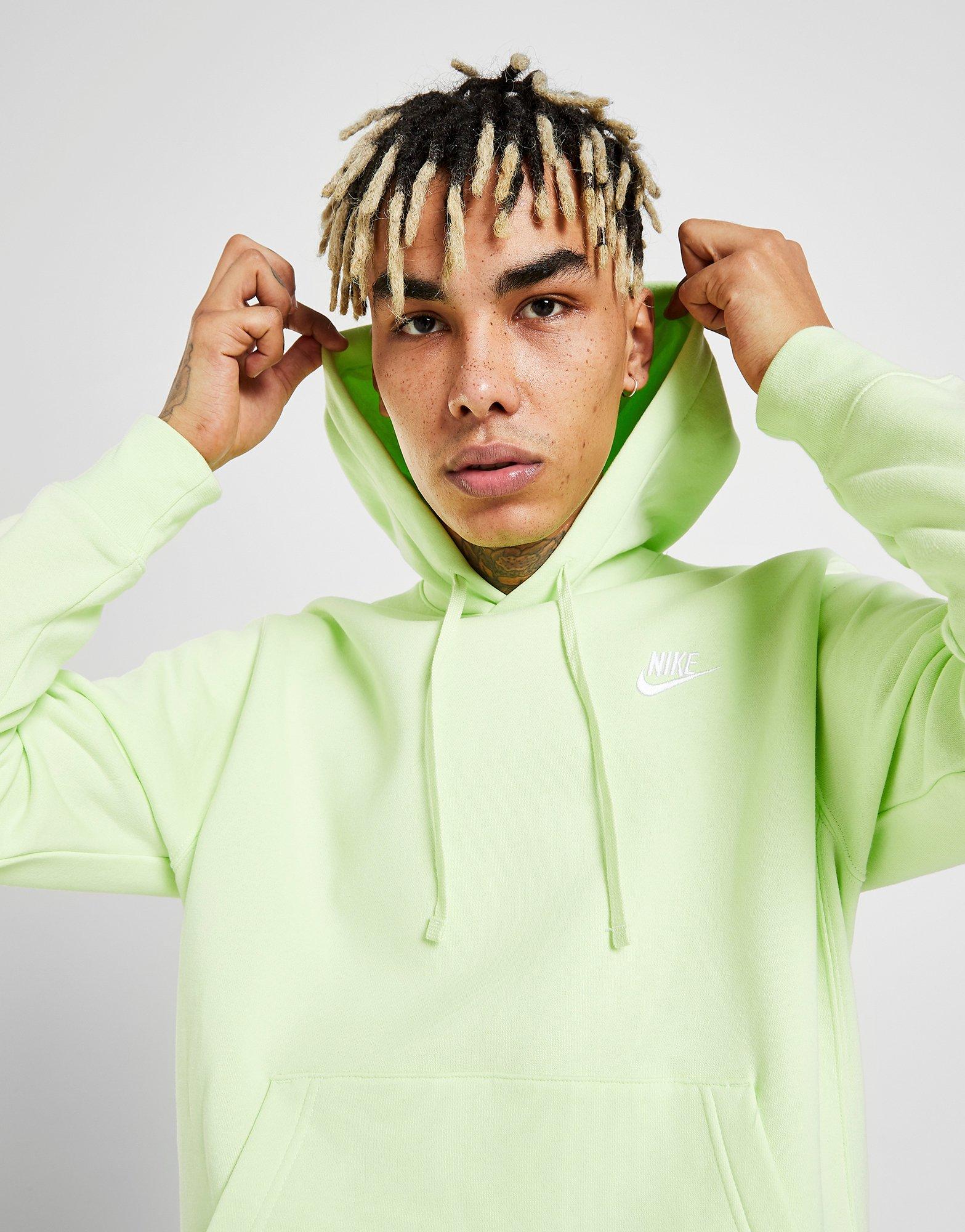 nike foundation overhead hoodie green