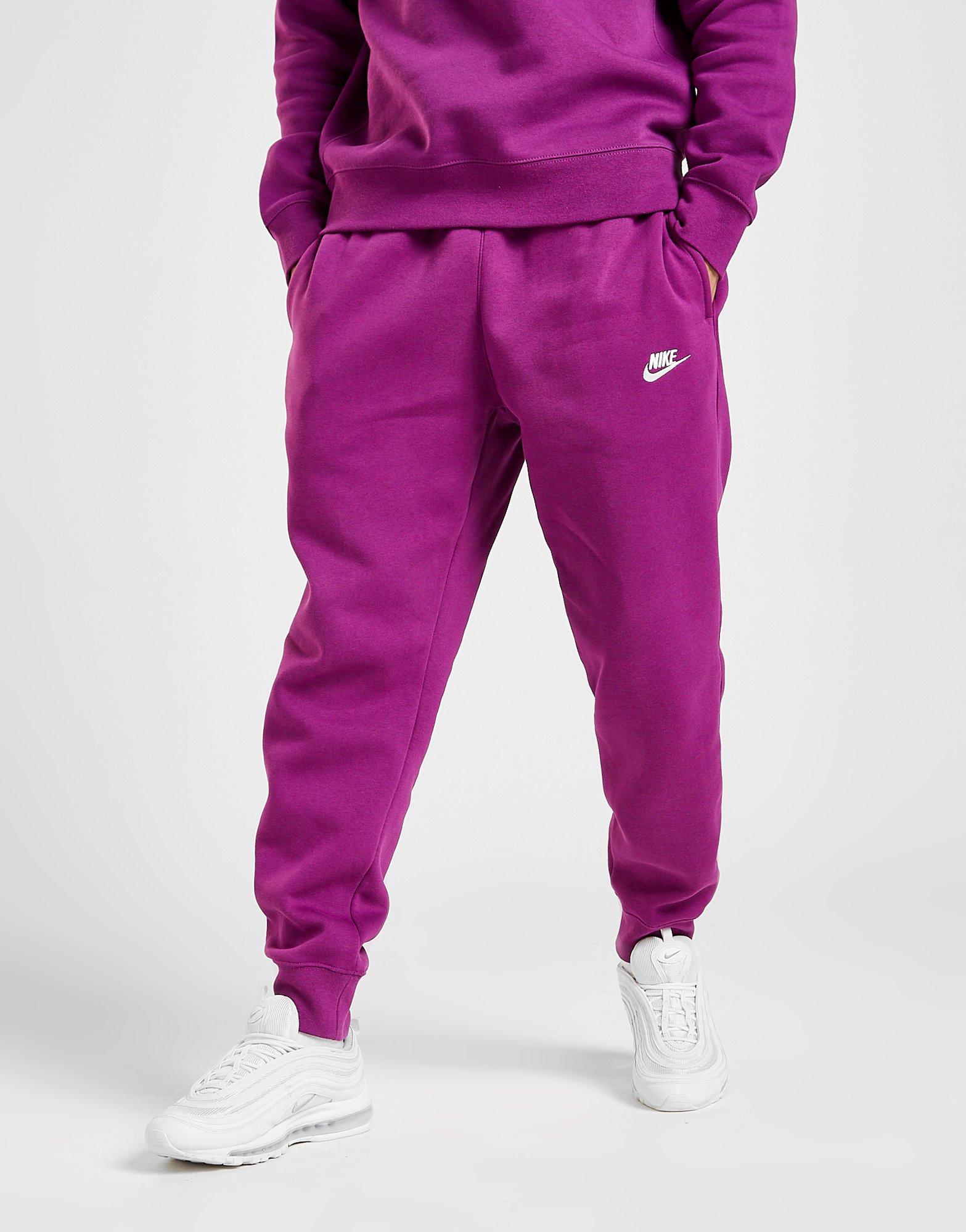 nike joggers purple
