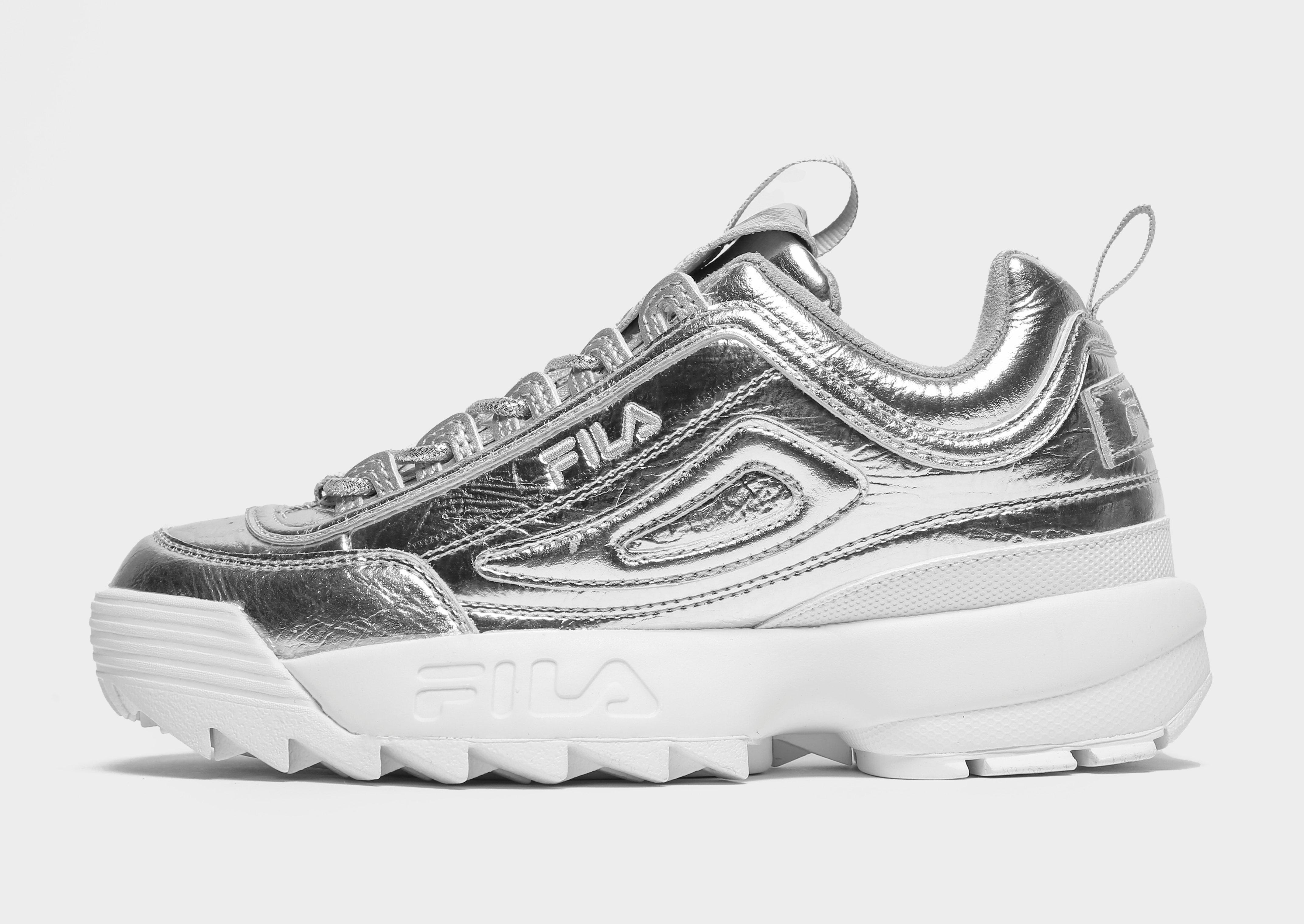 fila disruptor ii silver