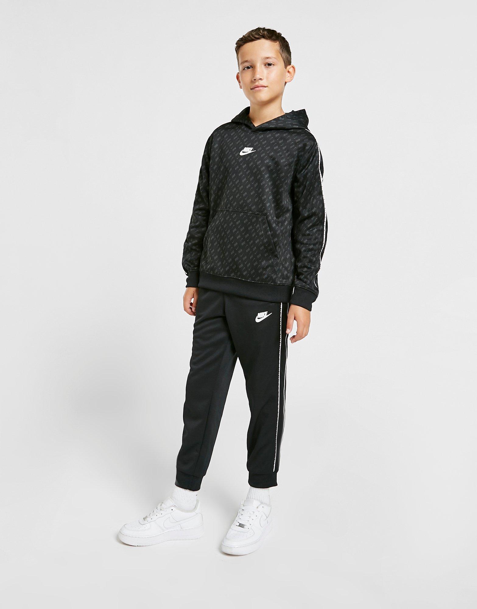 Zwart Nike Tape Poly Trainingsbroek Junior | JD Sports