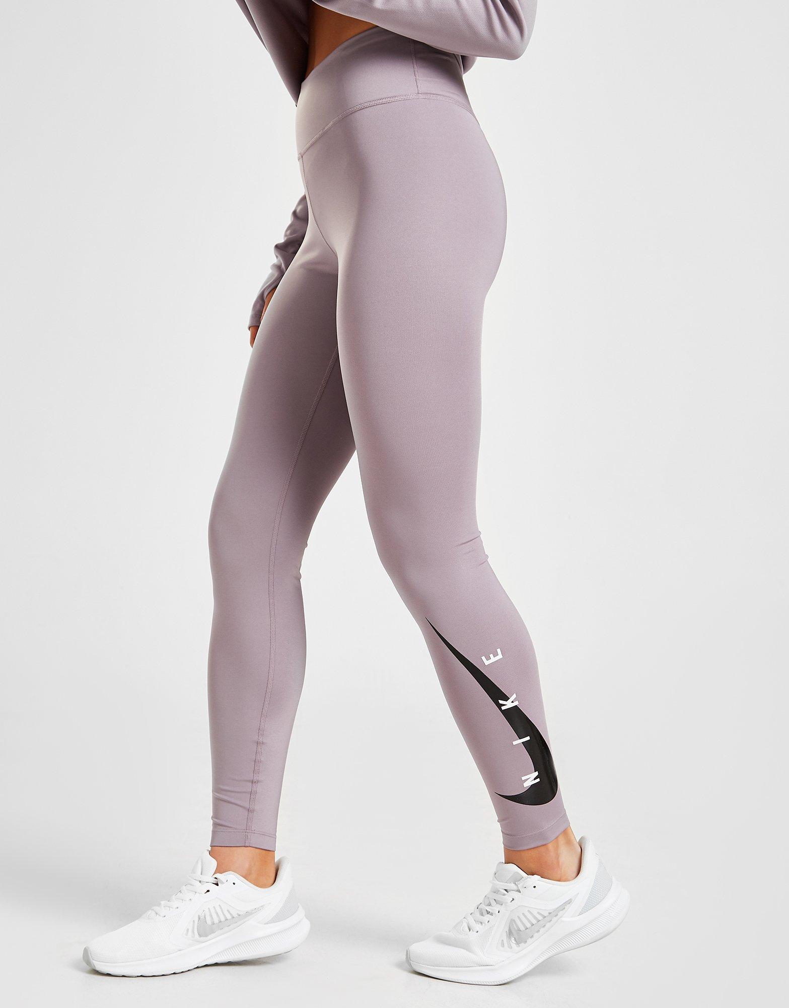 swoosh nike leggings