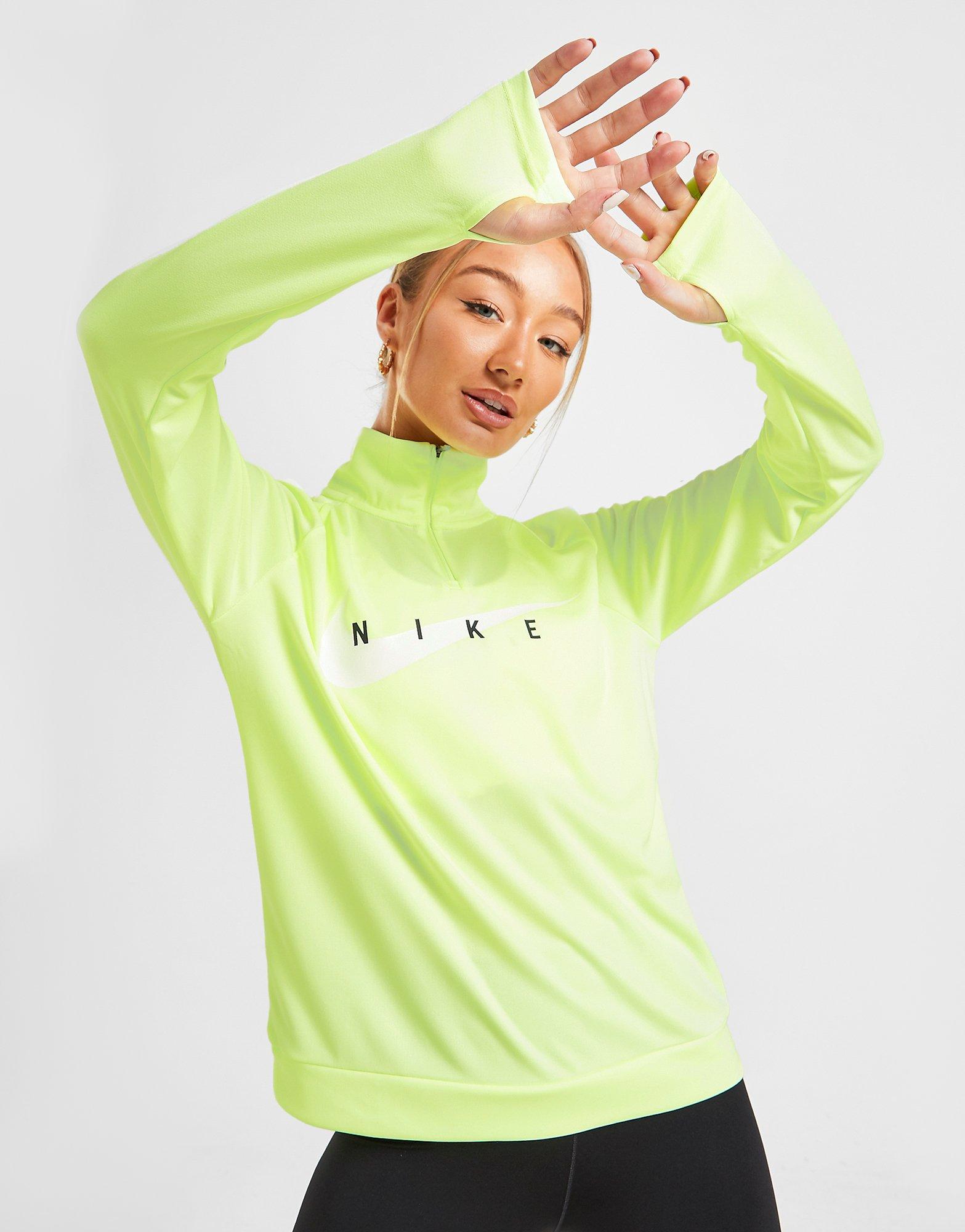 nike swoosh half zip
