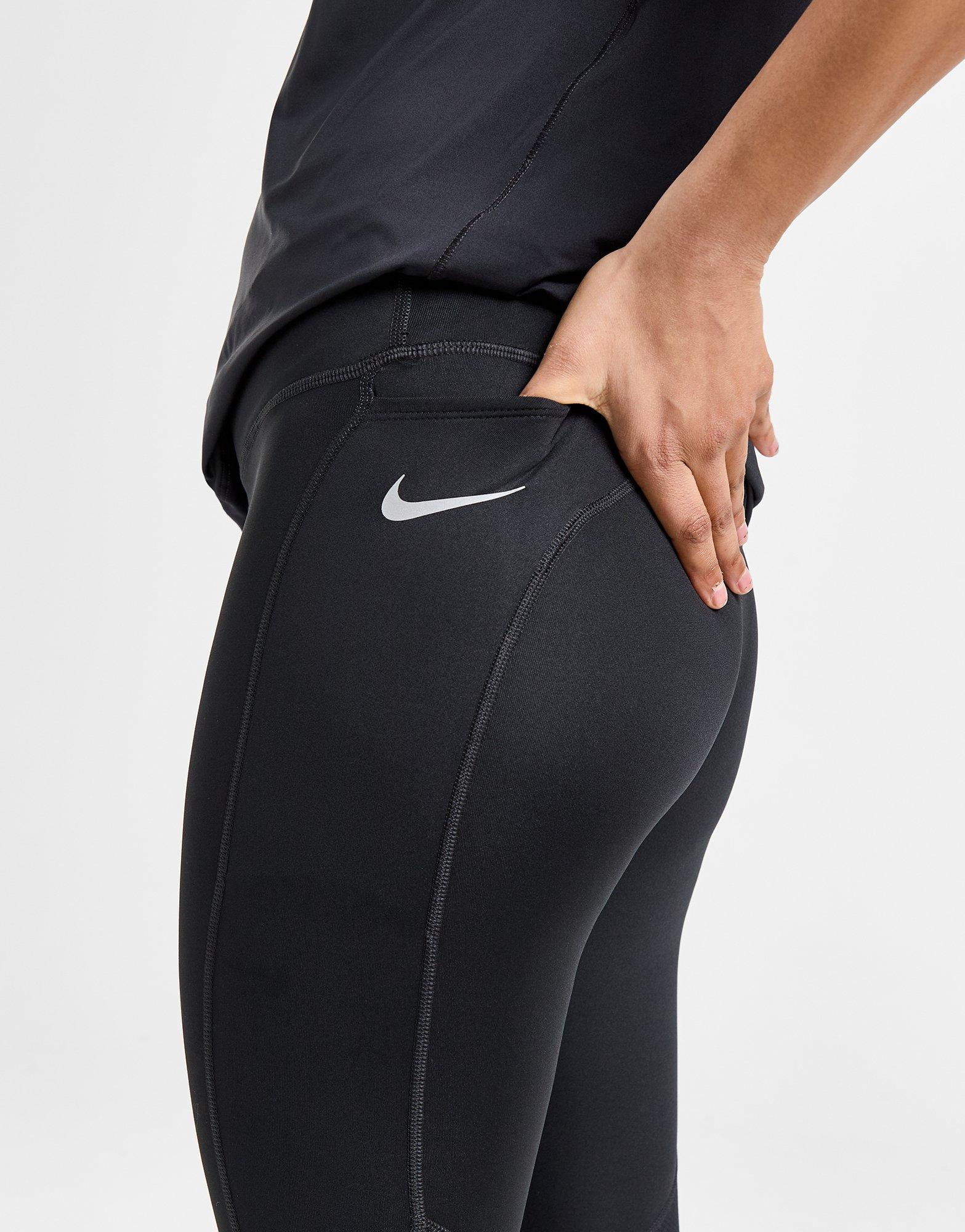 Nike Running Epic Fast Cropped leggings in black