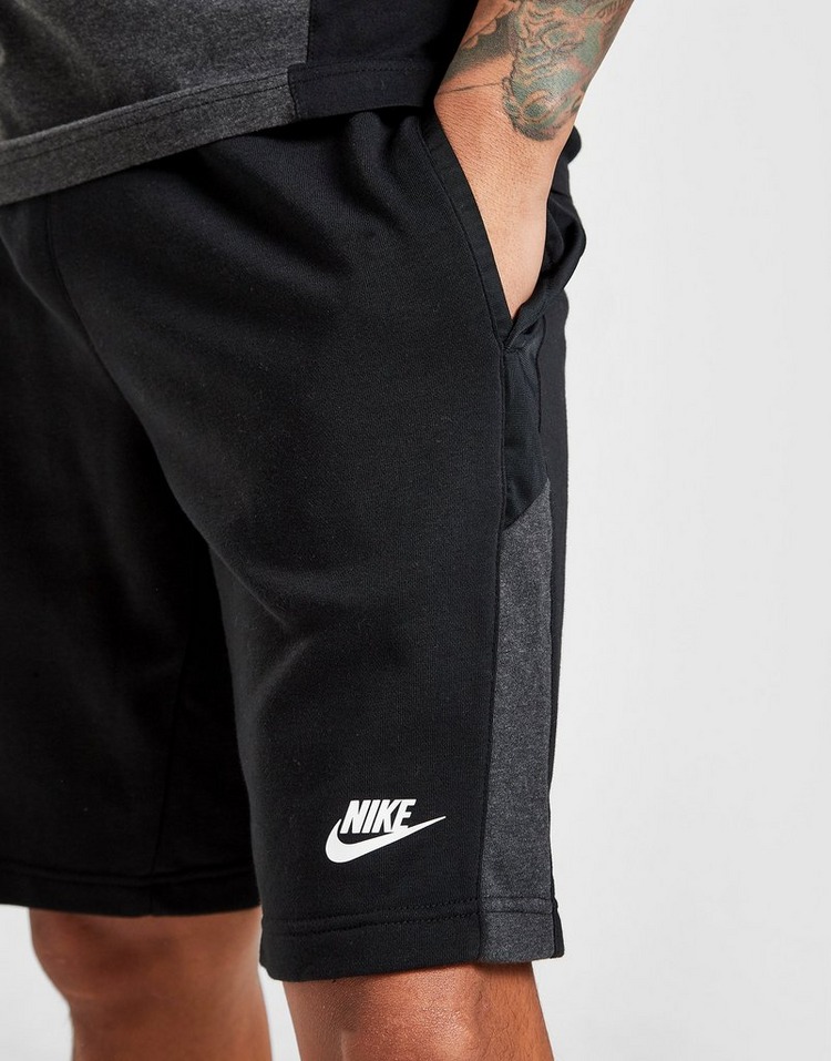 nike hybrid shorts black