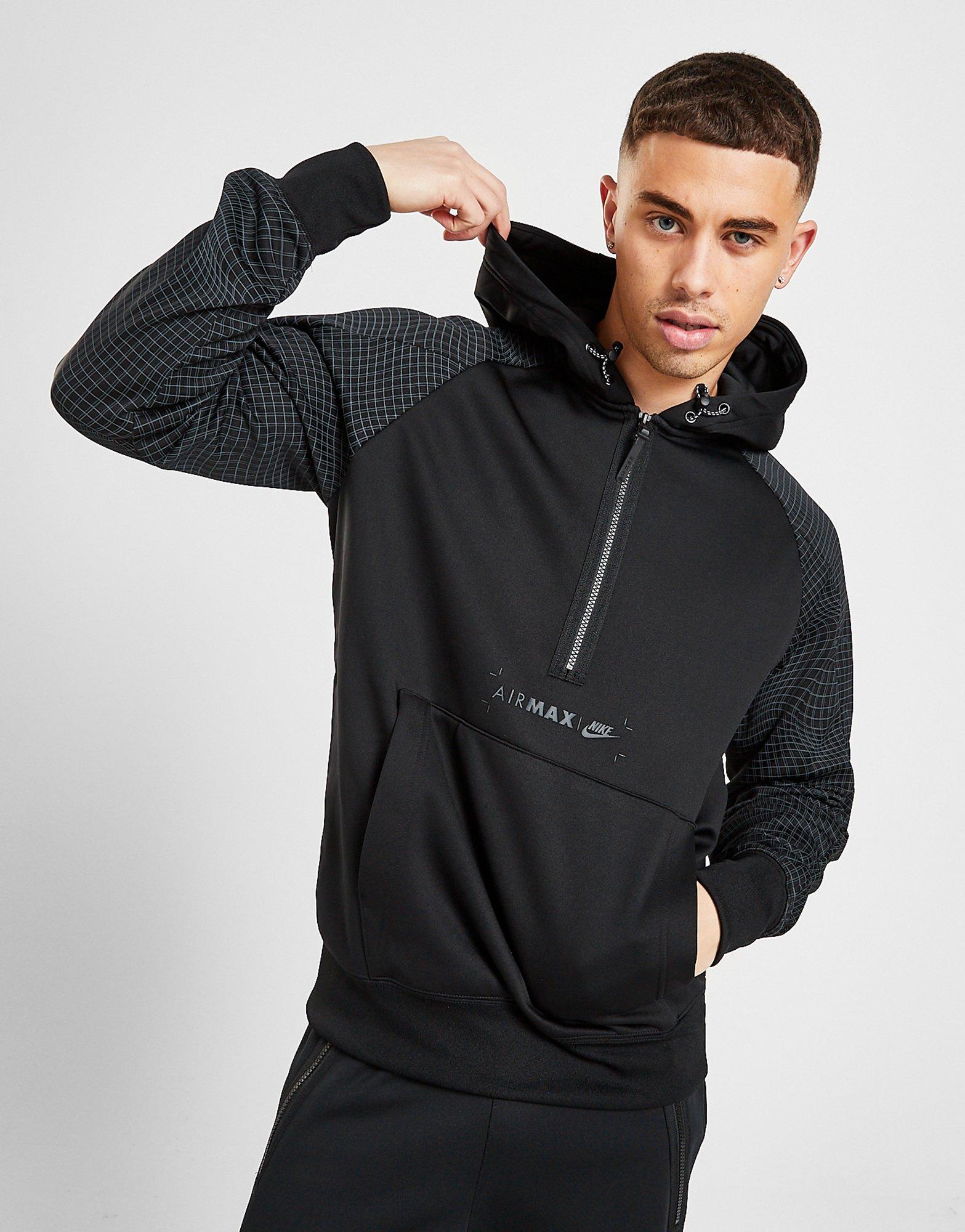 air max hoodie black