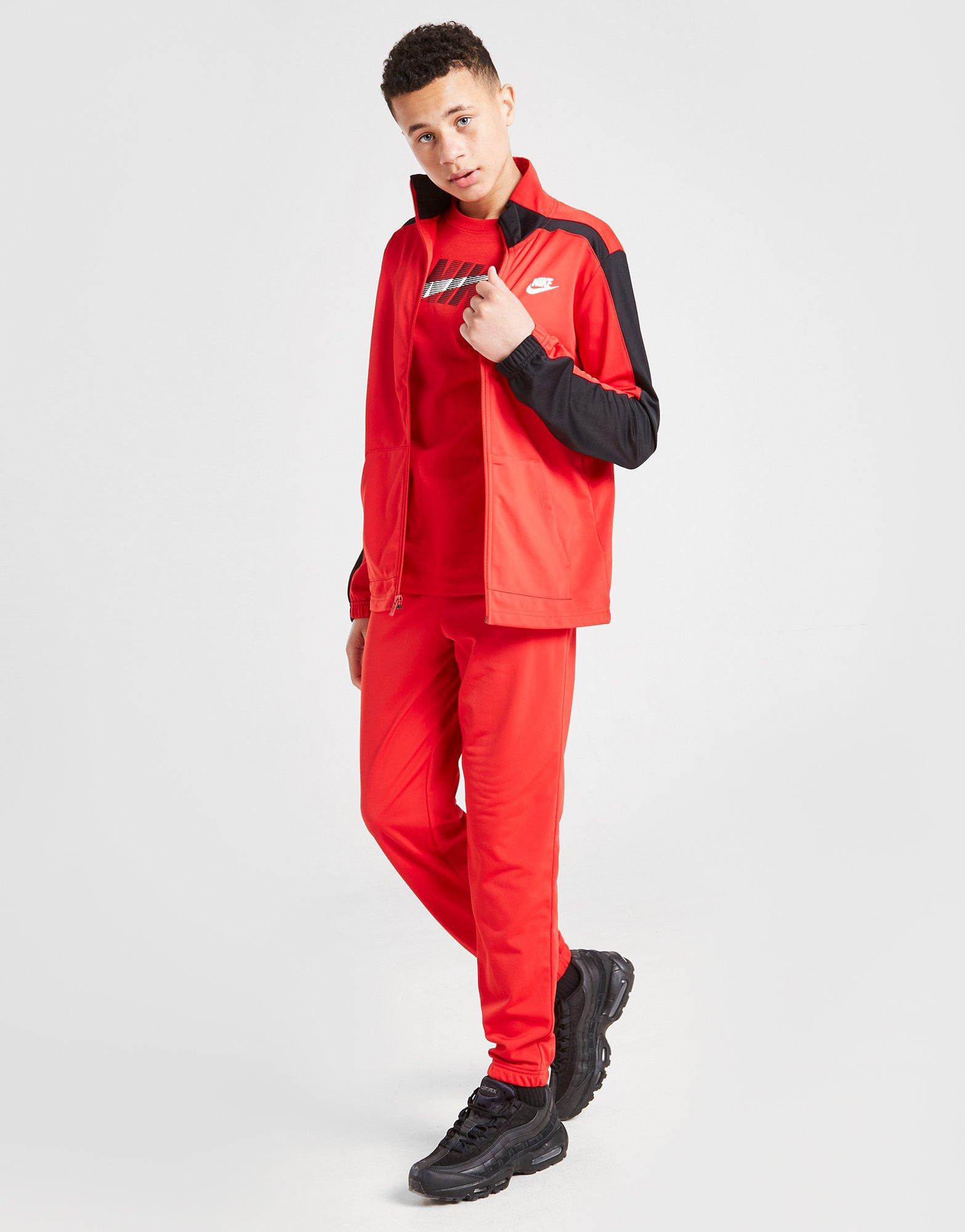 nike poly tracksuit junior