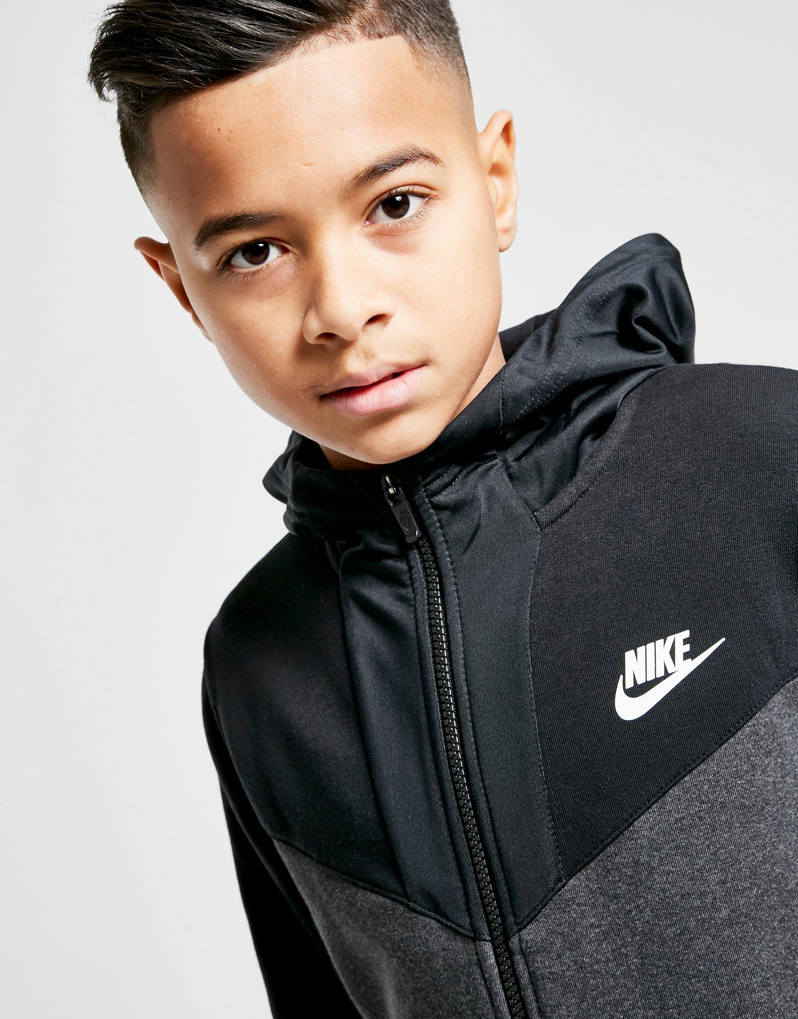 nike hybrid fleece hoodie junior