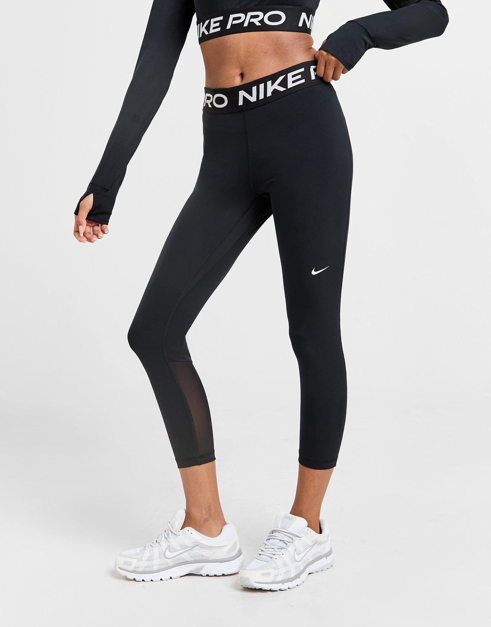 Black Nike Training Pro Capri Tights 