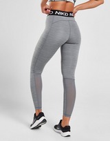 Nike Legging halfhoge taille en met mesh vlakken voor dames Pro