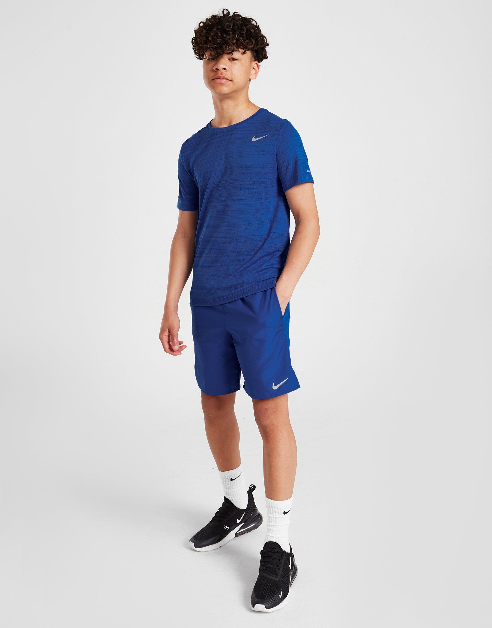 nike miler t shirt blue