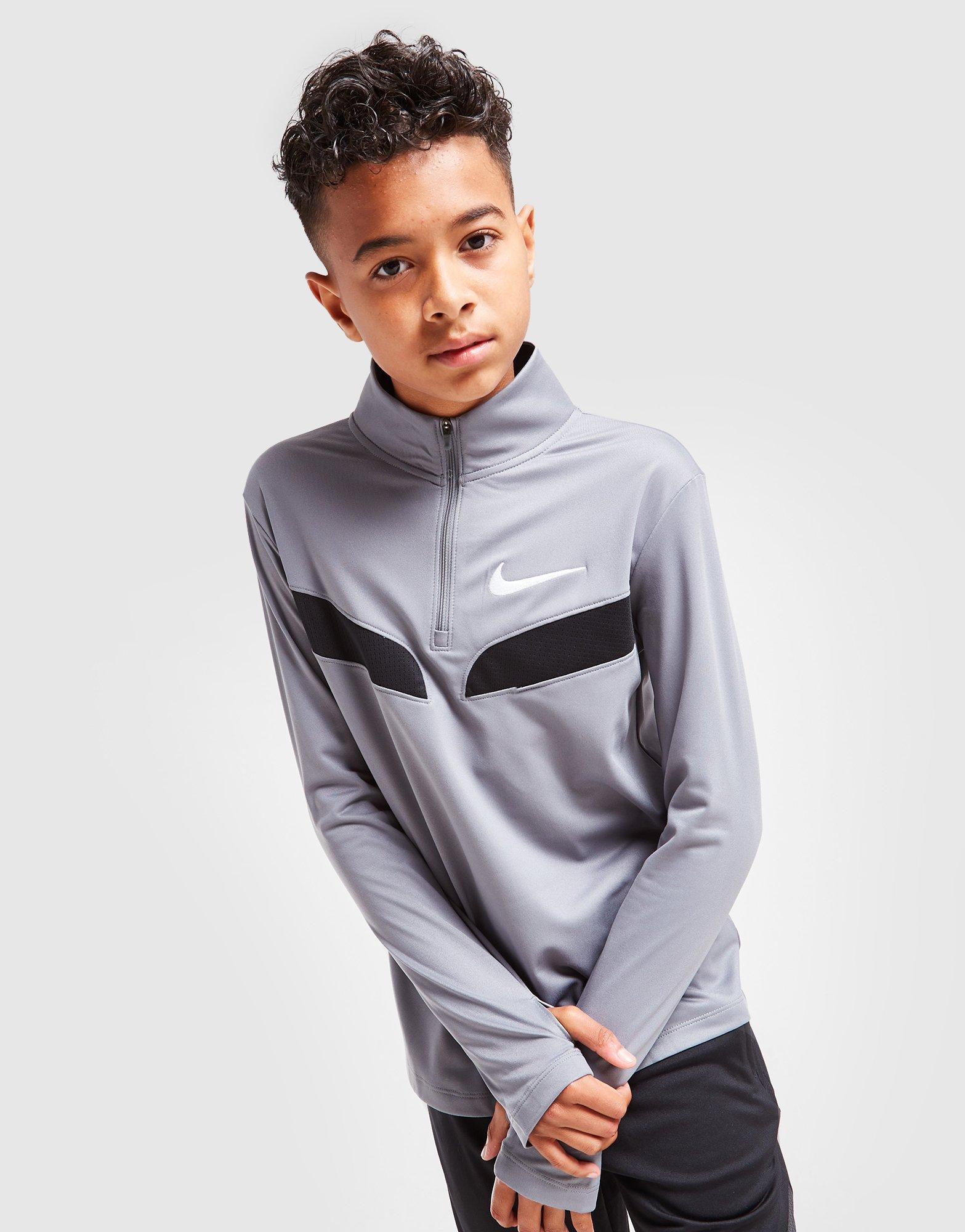 Nike Poly 1/4 Zip Track Top Junior