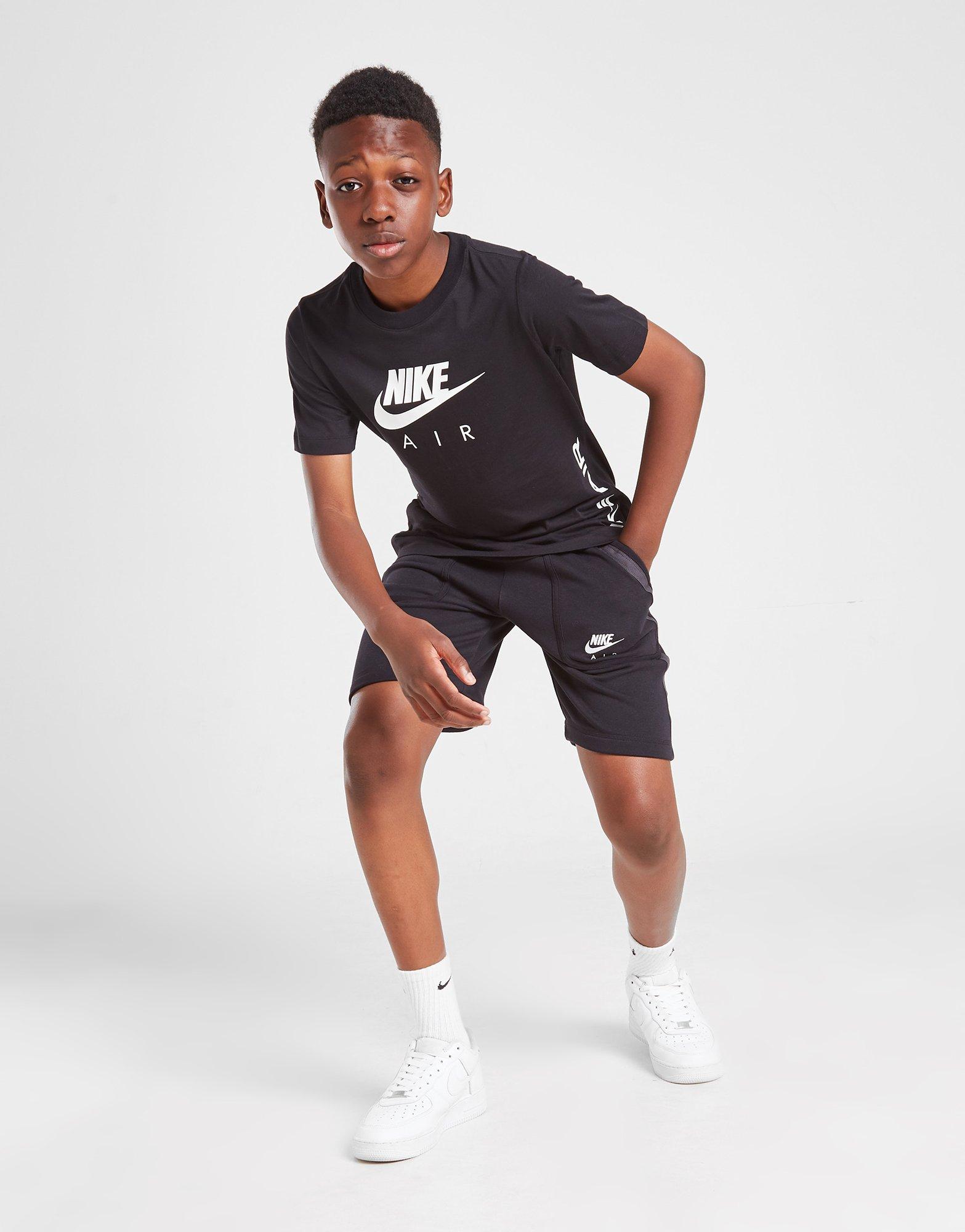 nike air fleece shorts junior