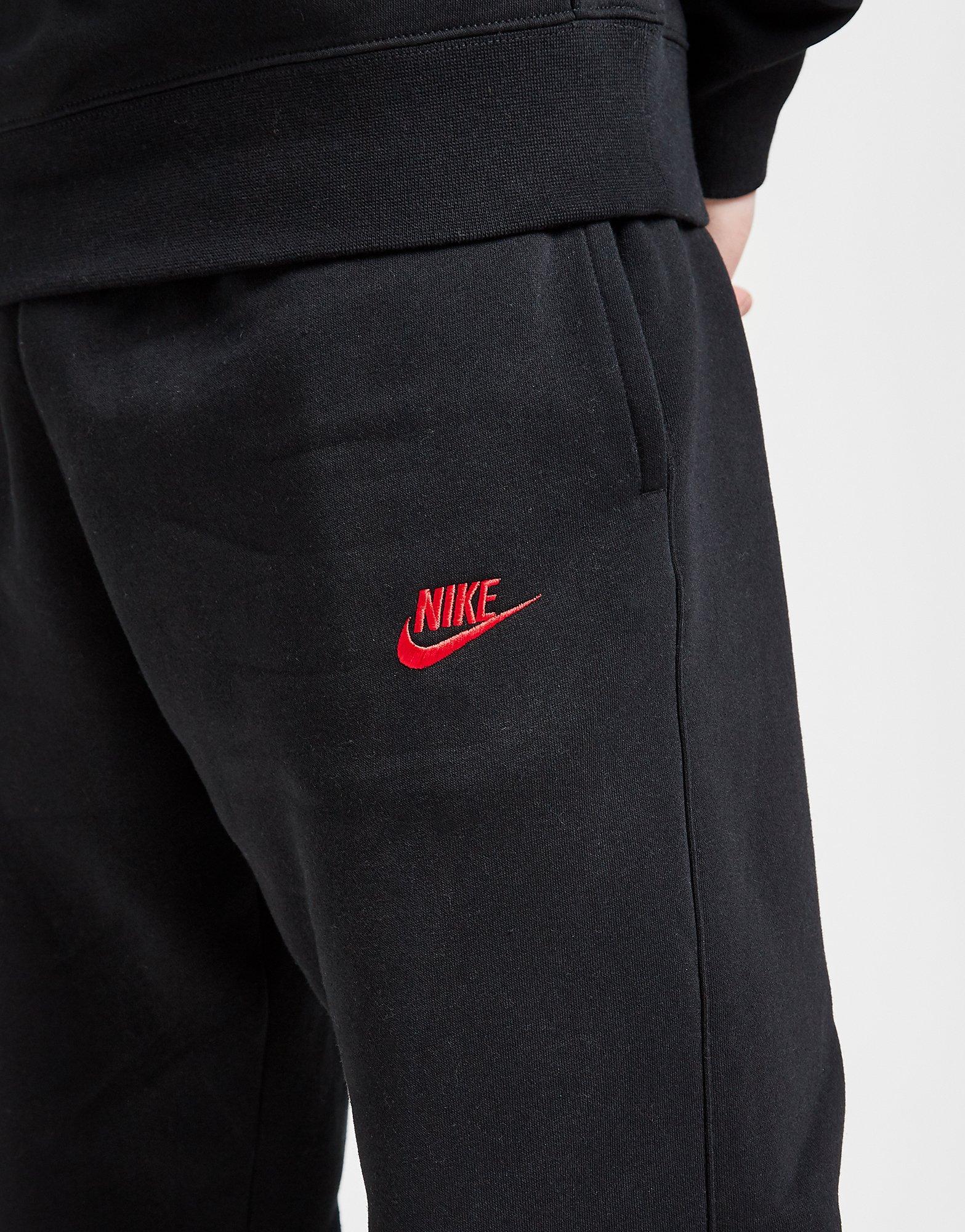 Black Nike Tracksuit With Red Tick atelieryuwa.ciao.jp