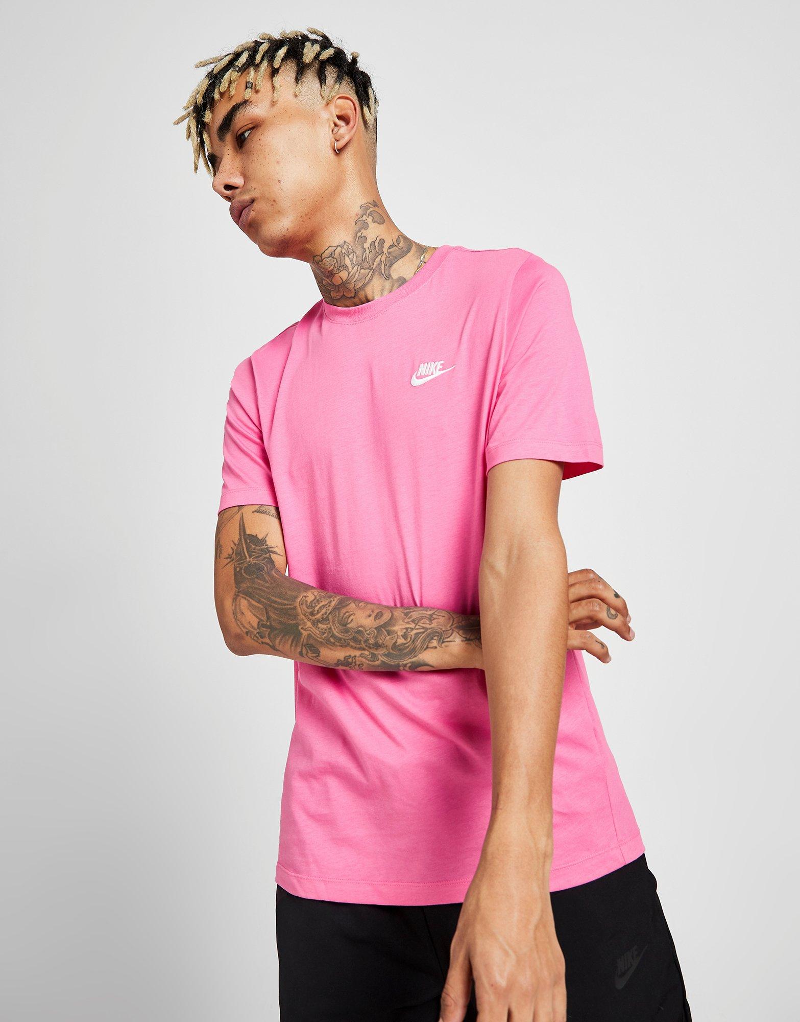 nike club t shirt pink