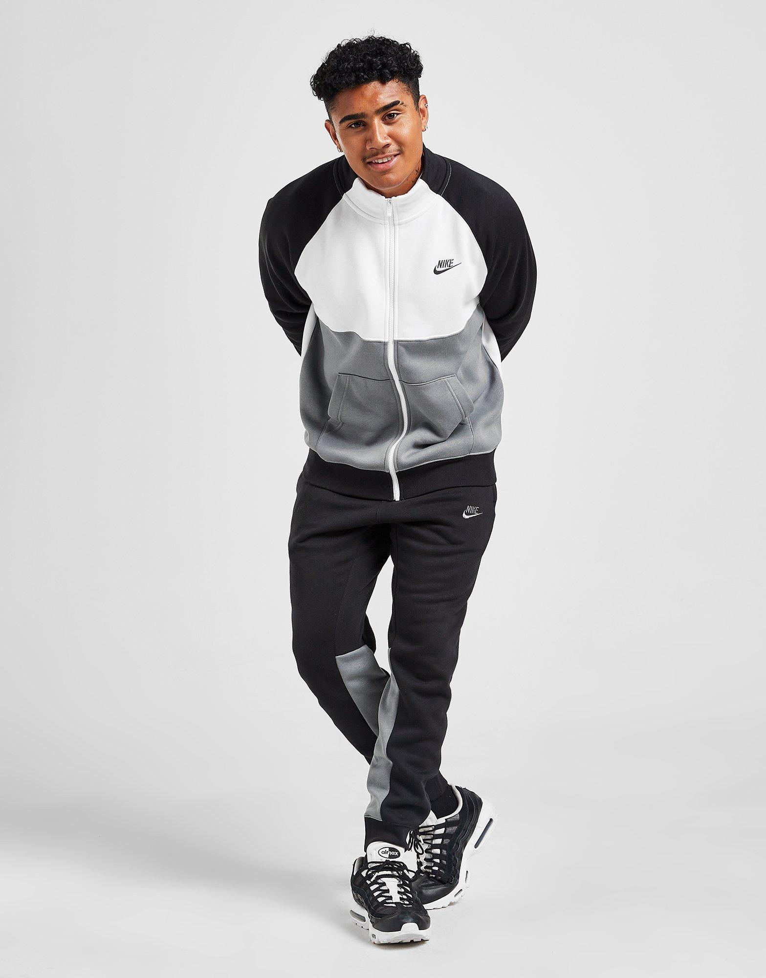 nike fleece tracksuit