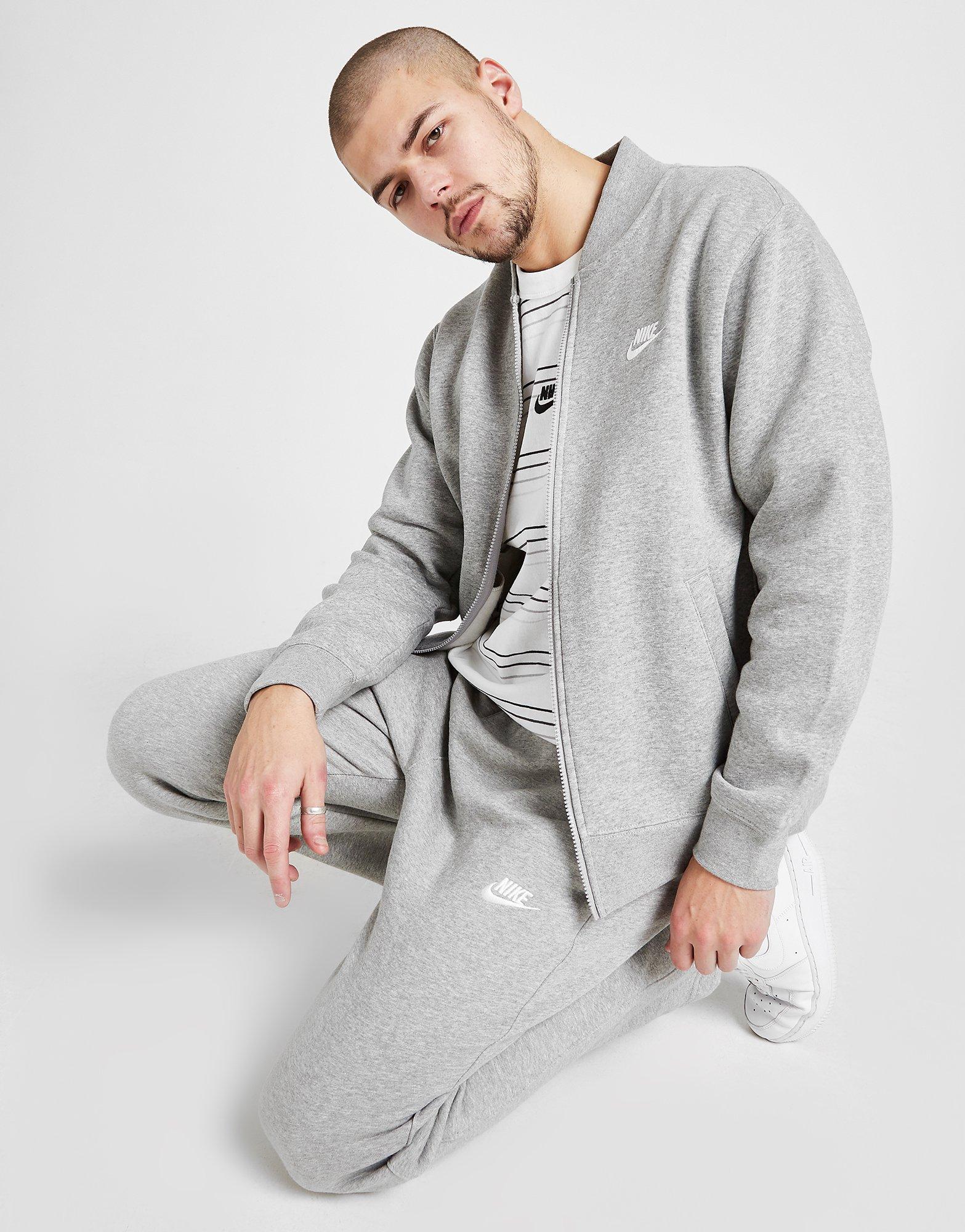 nike fleece bomber