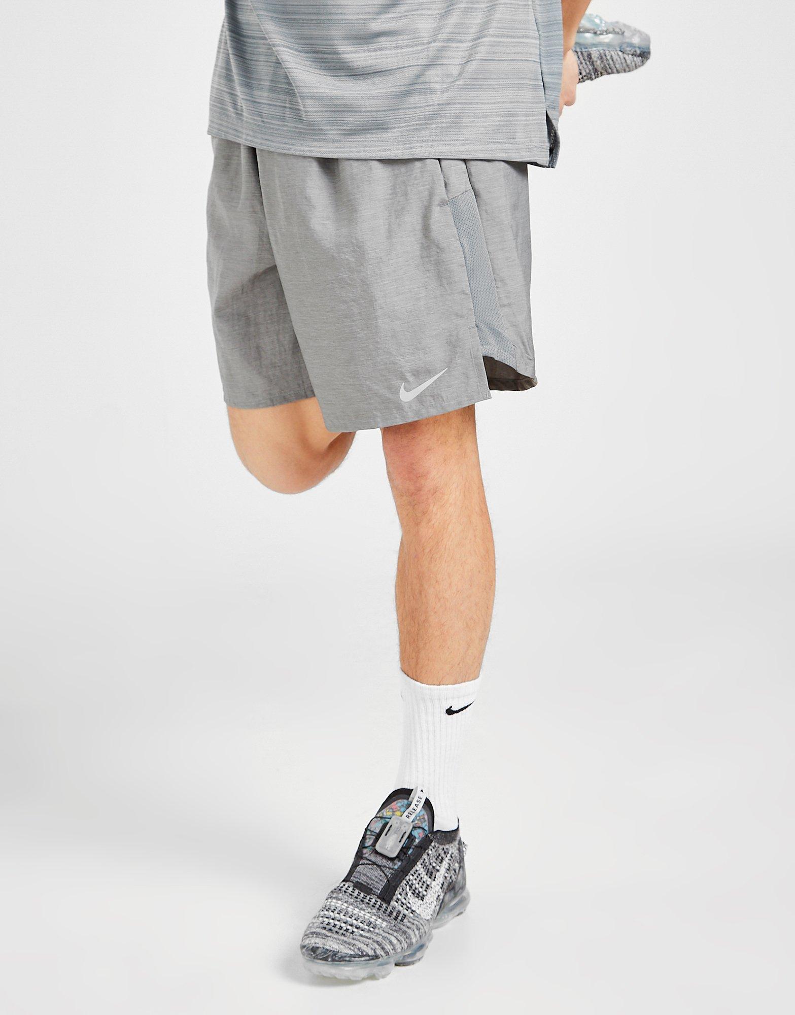 grey nike challenger shorts