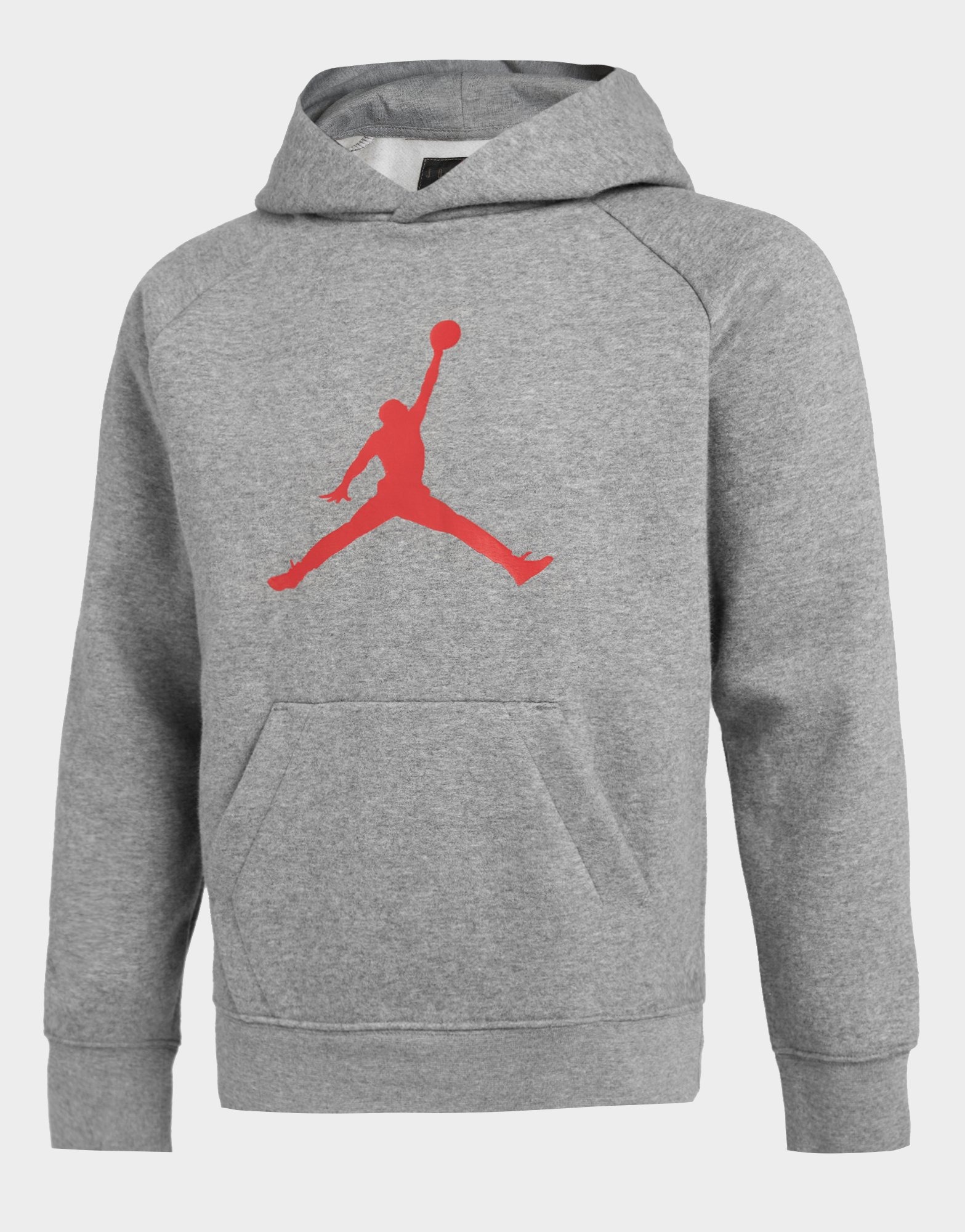 Grey Jordan Jumpman Logo Hoodie Junior | JD Sports