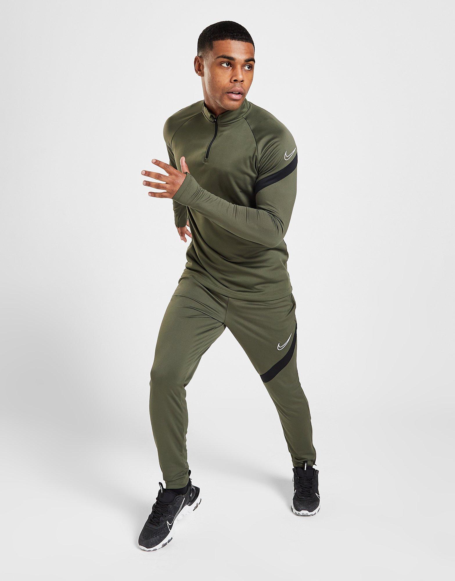 nike academy tracksuit khaki