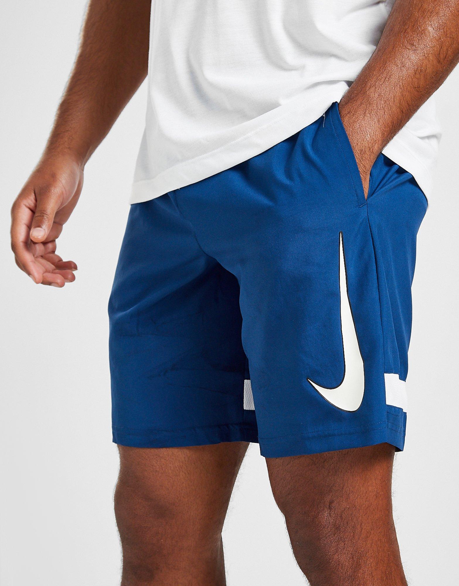 nike academy shorts blue