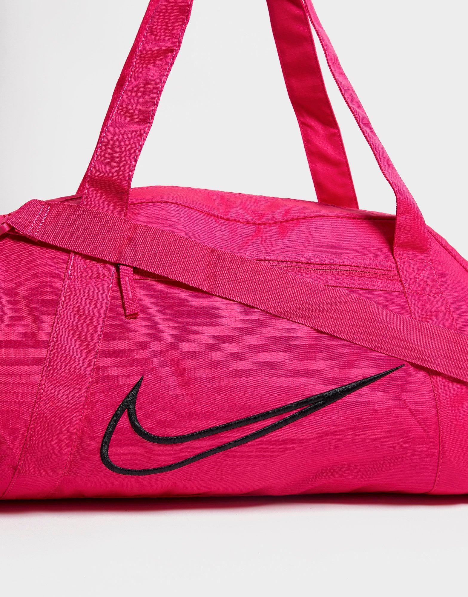 red nike gym bag