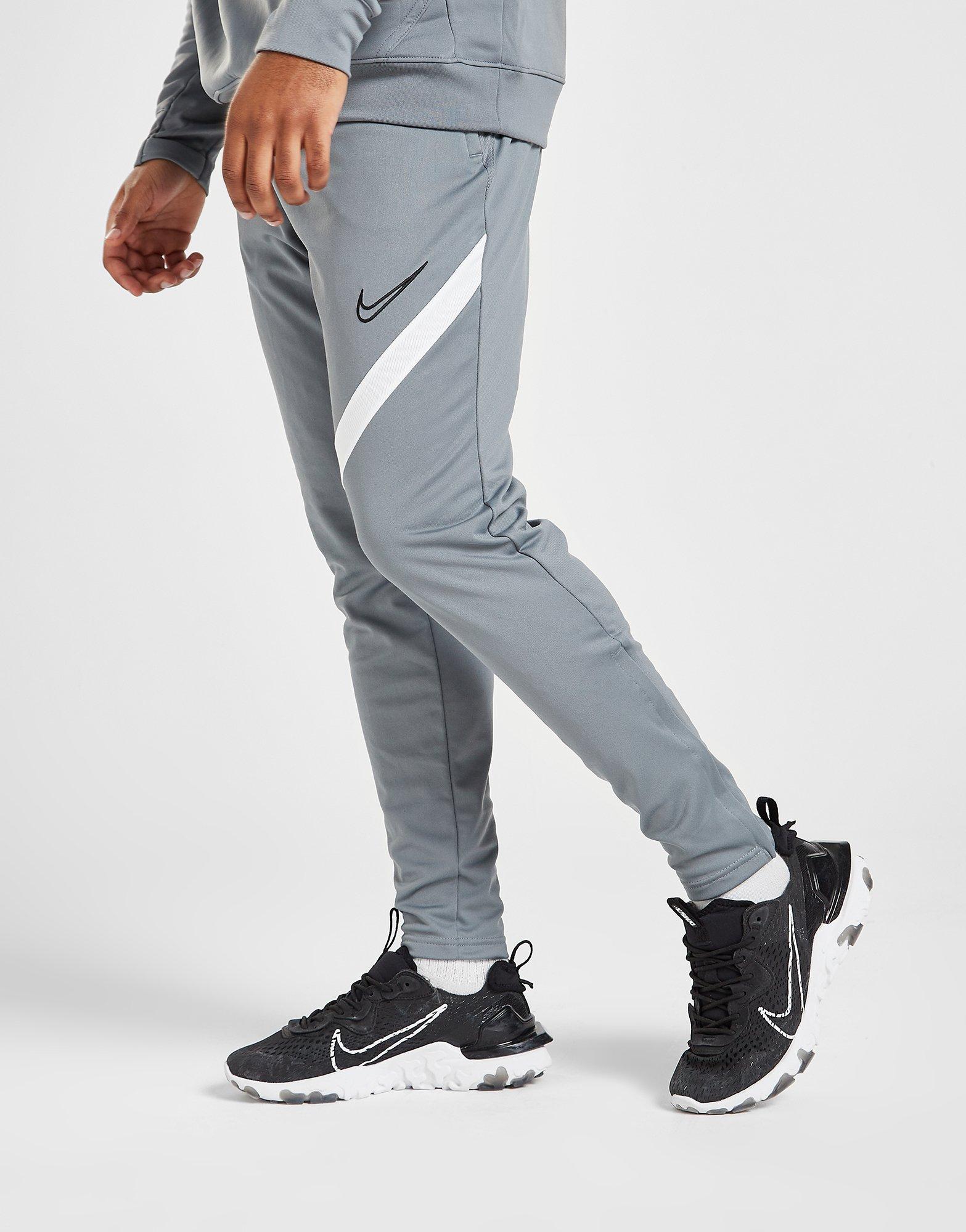 nike academy track pants grey