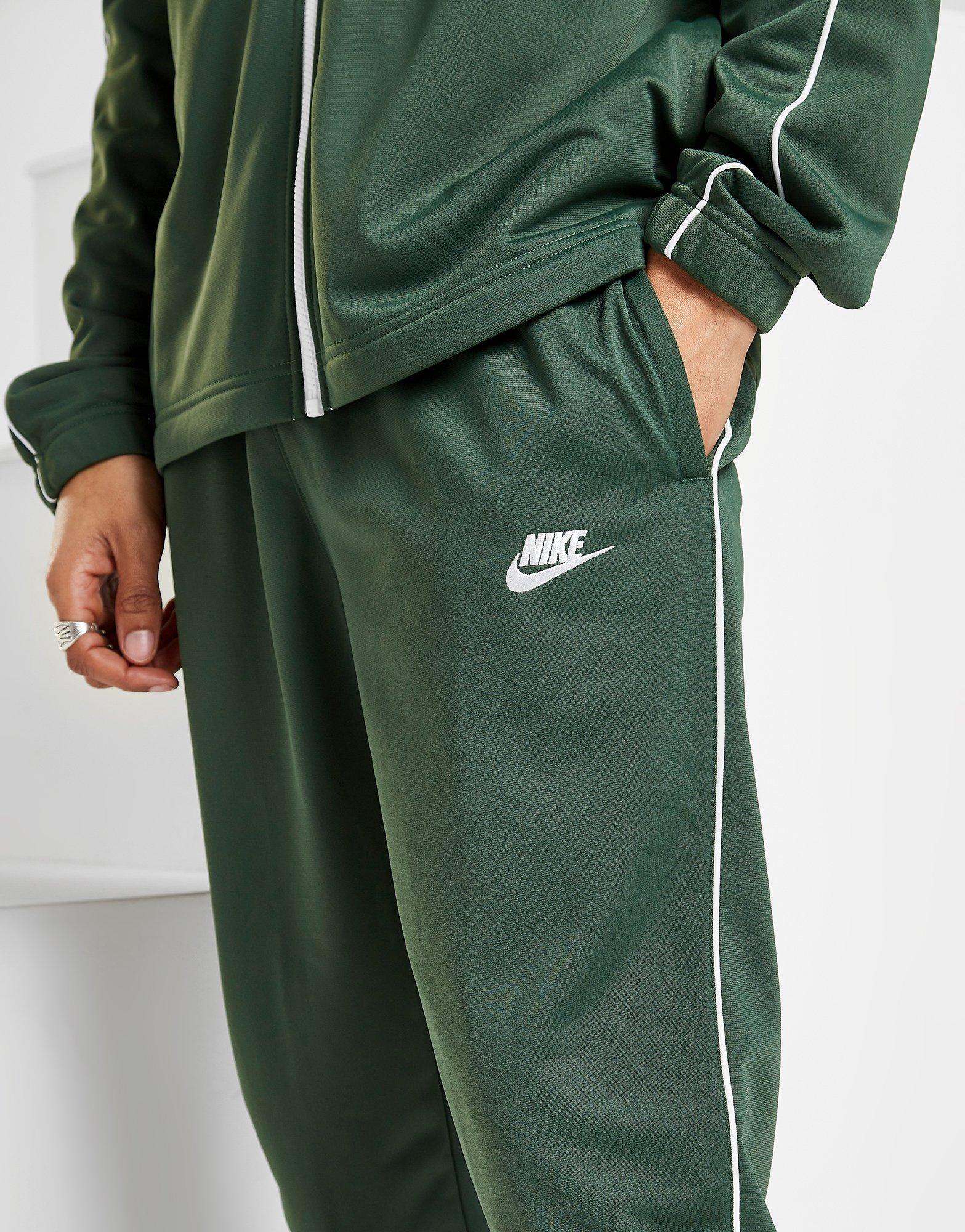 green nike tracksuit